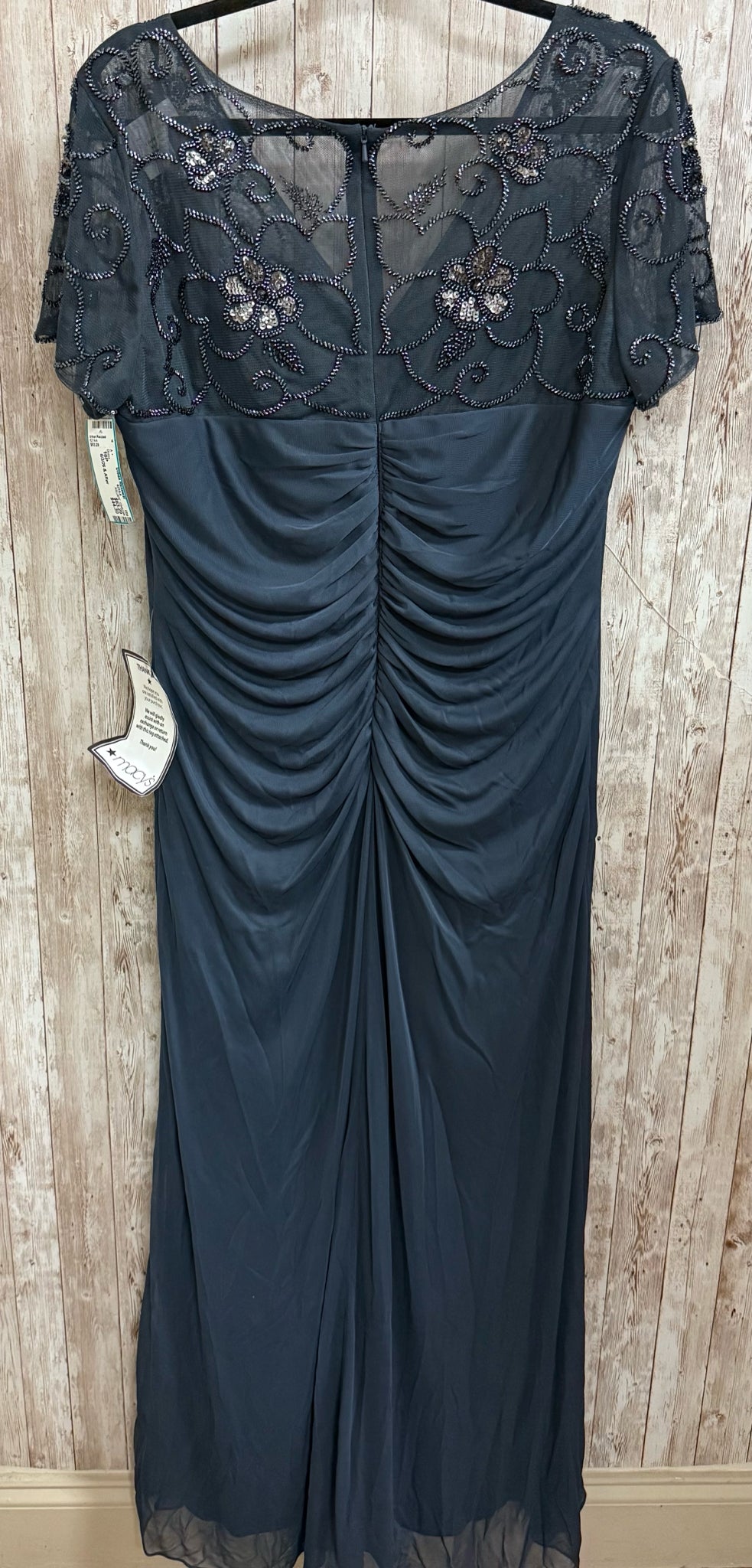 Size 16P XSCAPE Charcoal Dress