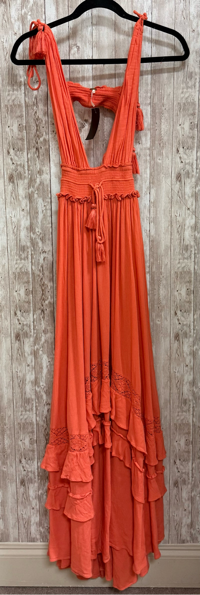 Size XS FREE PEOPLE Orange Dress