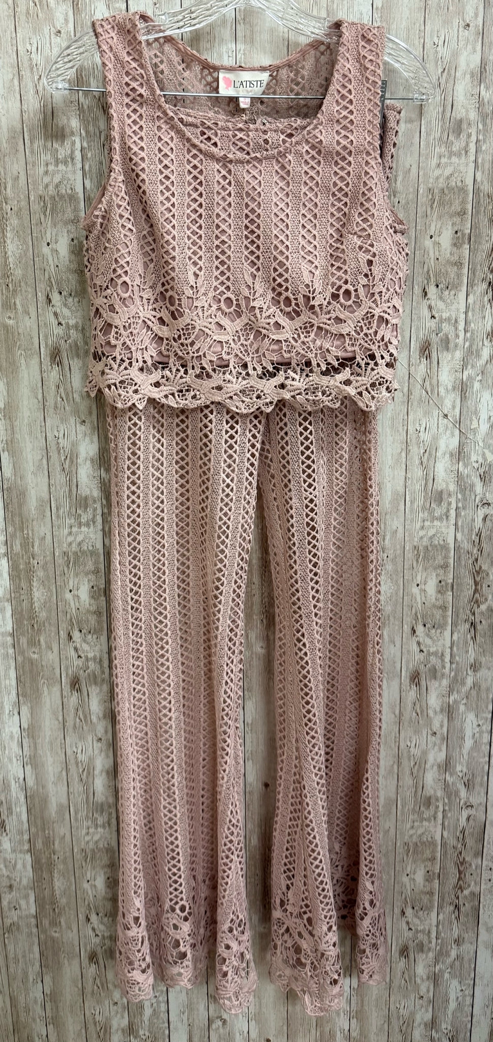 Size S L'ATISTE ROSE 2 PC SET