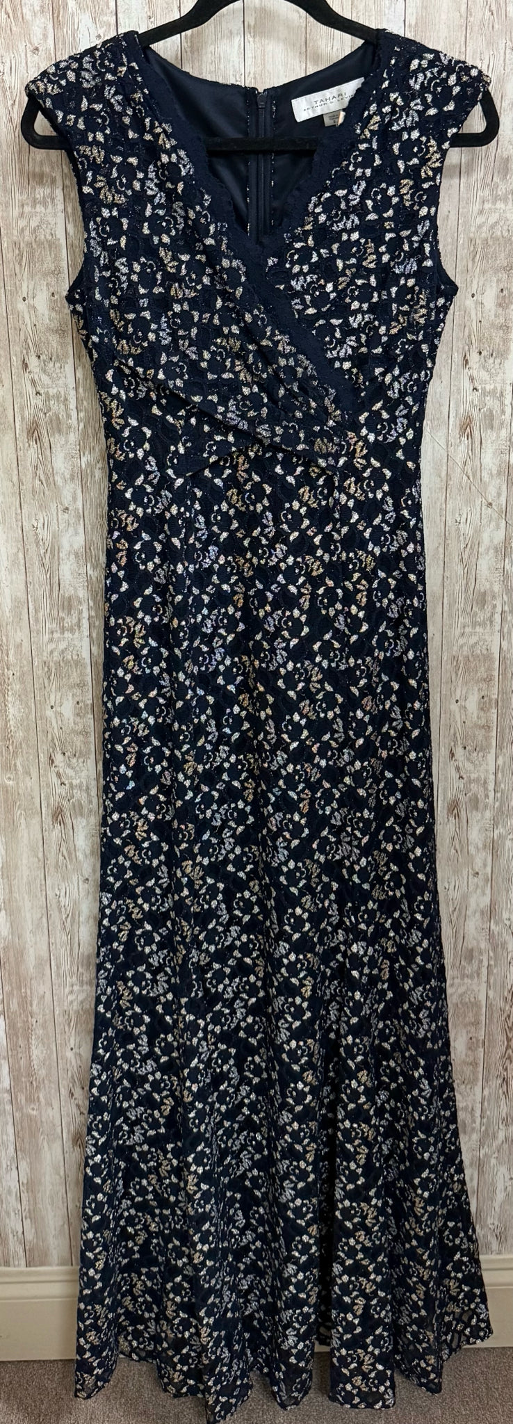 Size 8 TAHARI Navy Dress