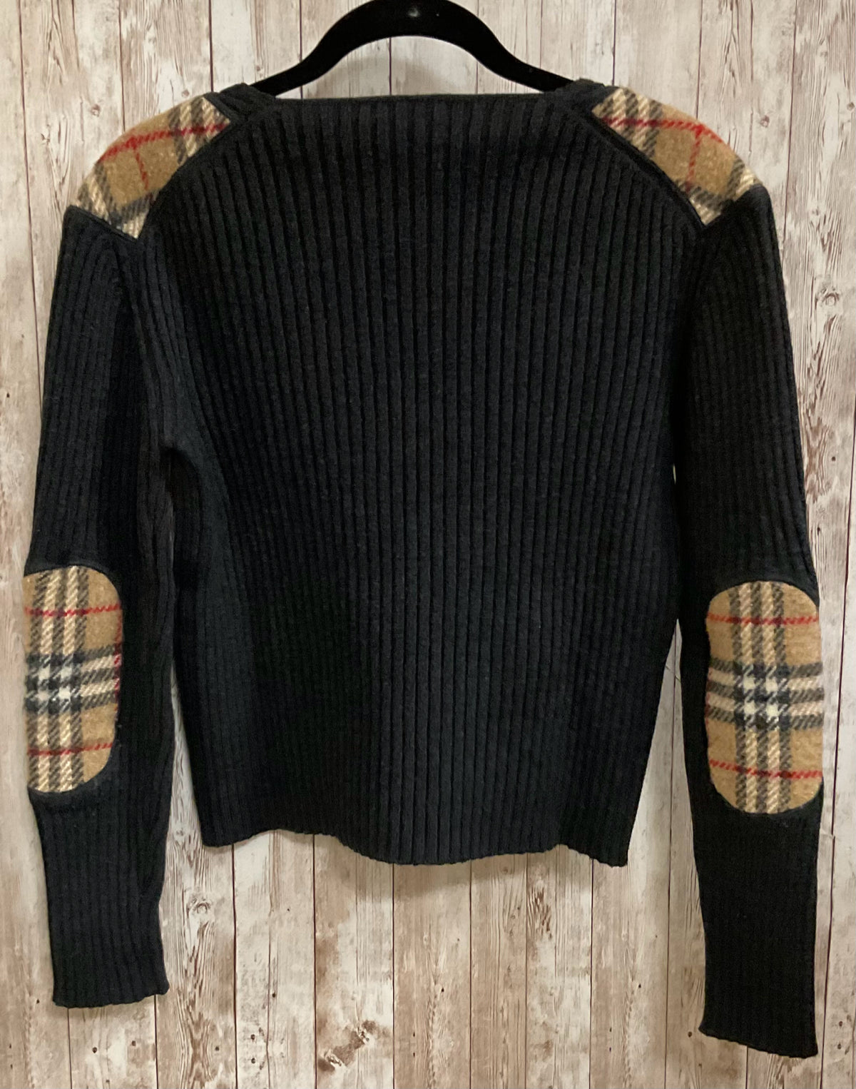 Size M BURBERRY Black Print Sweater