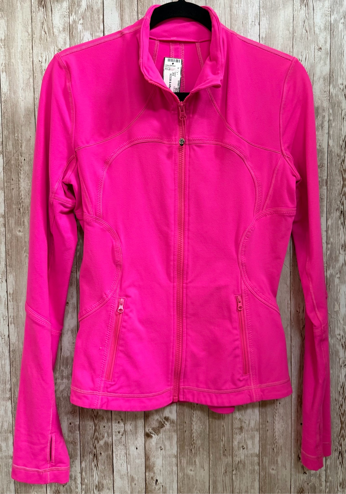 Size XS LULULEMON Hot Pink Jacket