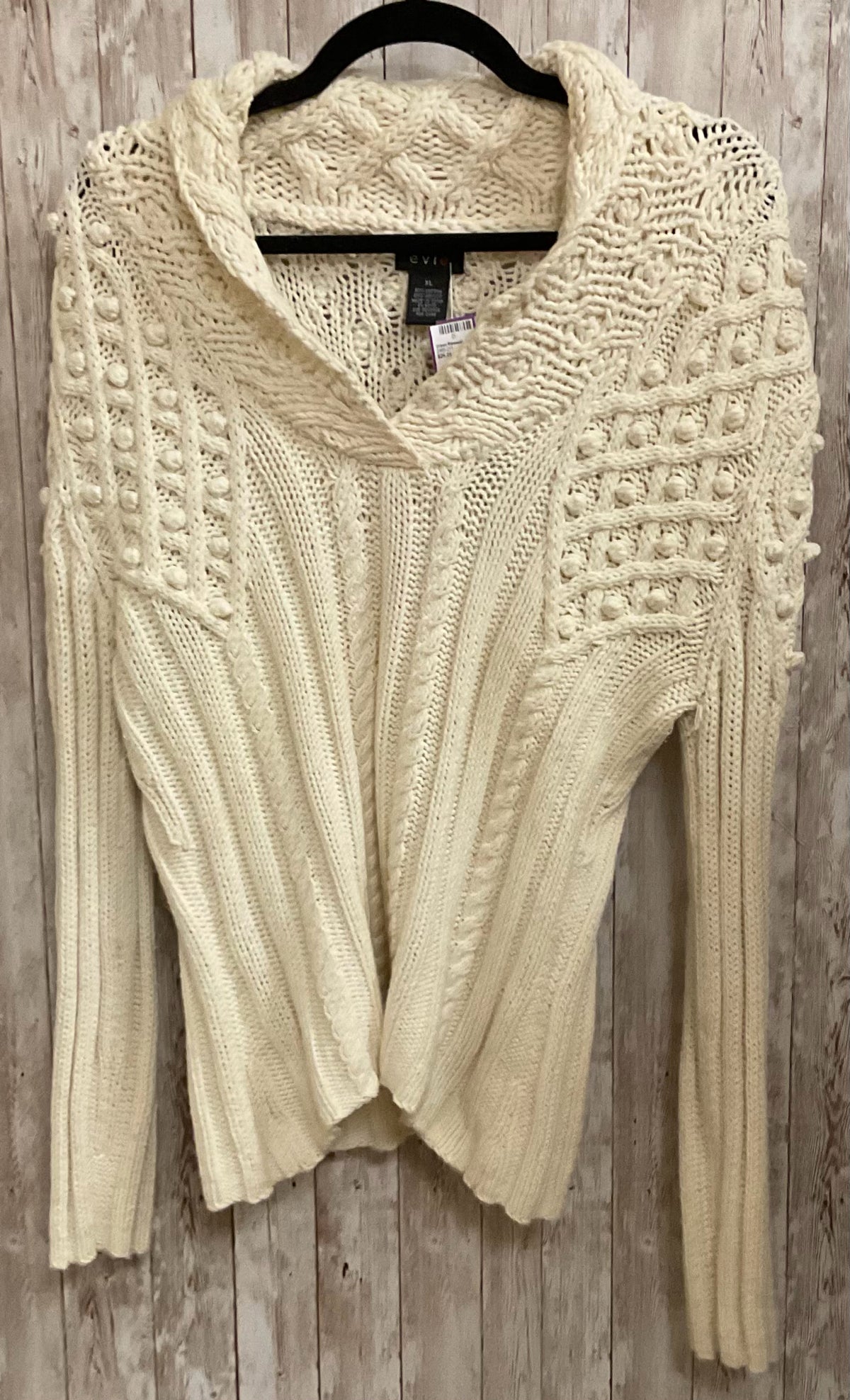 Size XL EVIE Cream Sweater