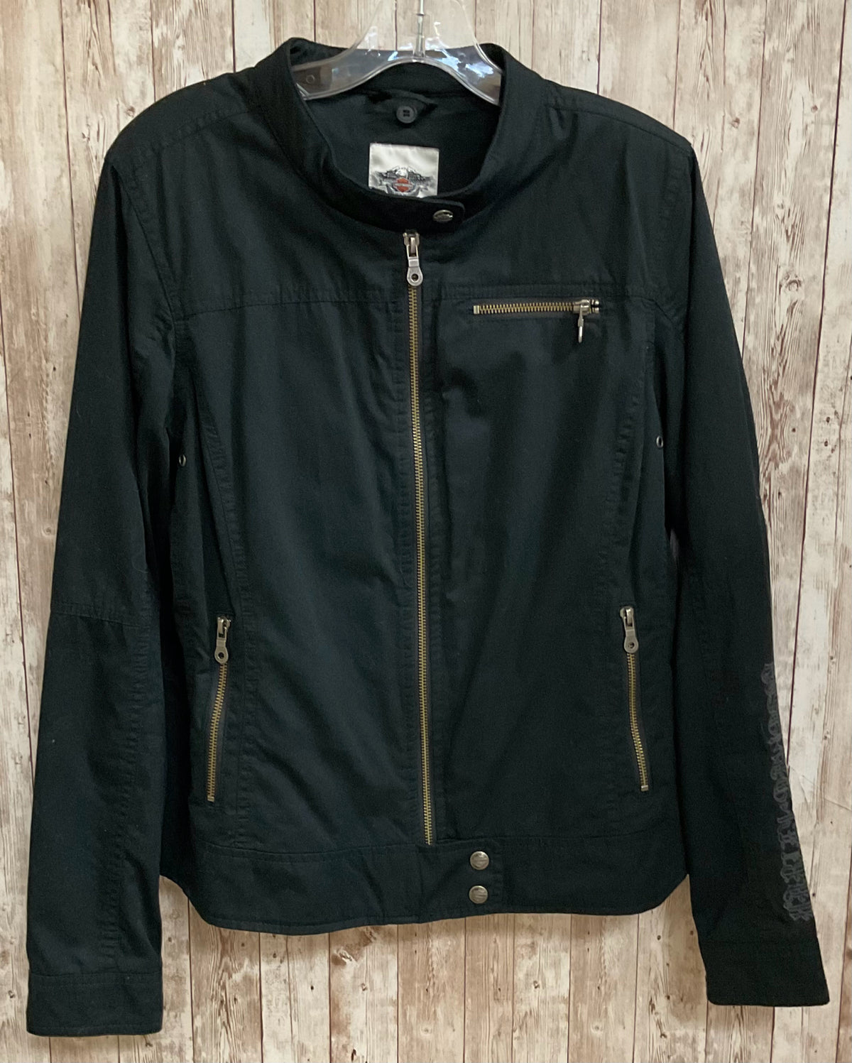 Size L HARLEY DAVIDSON Black Jacket