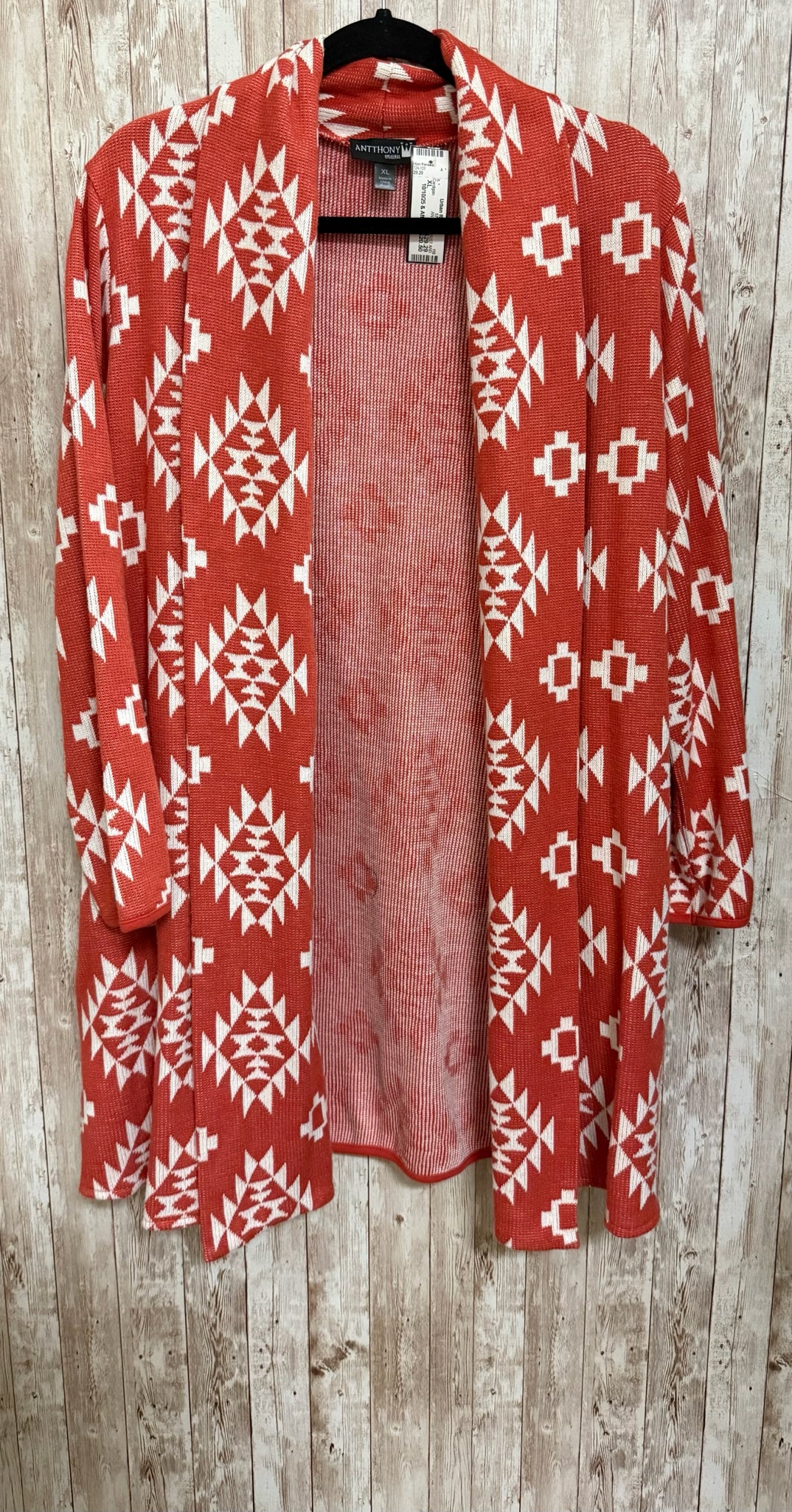 Size XL ANTHONY RUST AND CREAM Cardigan