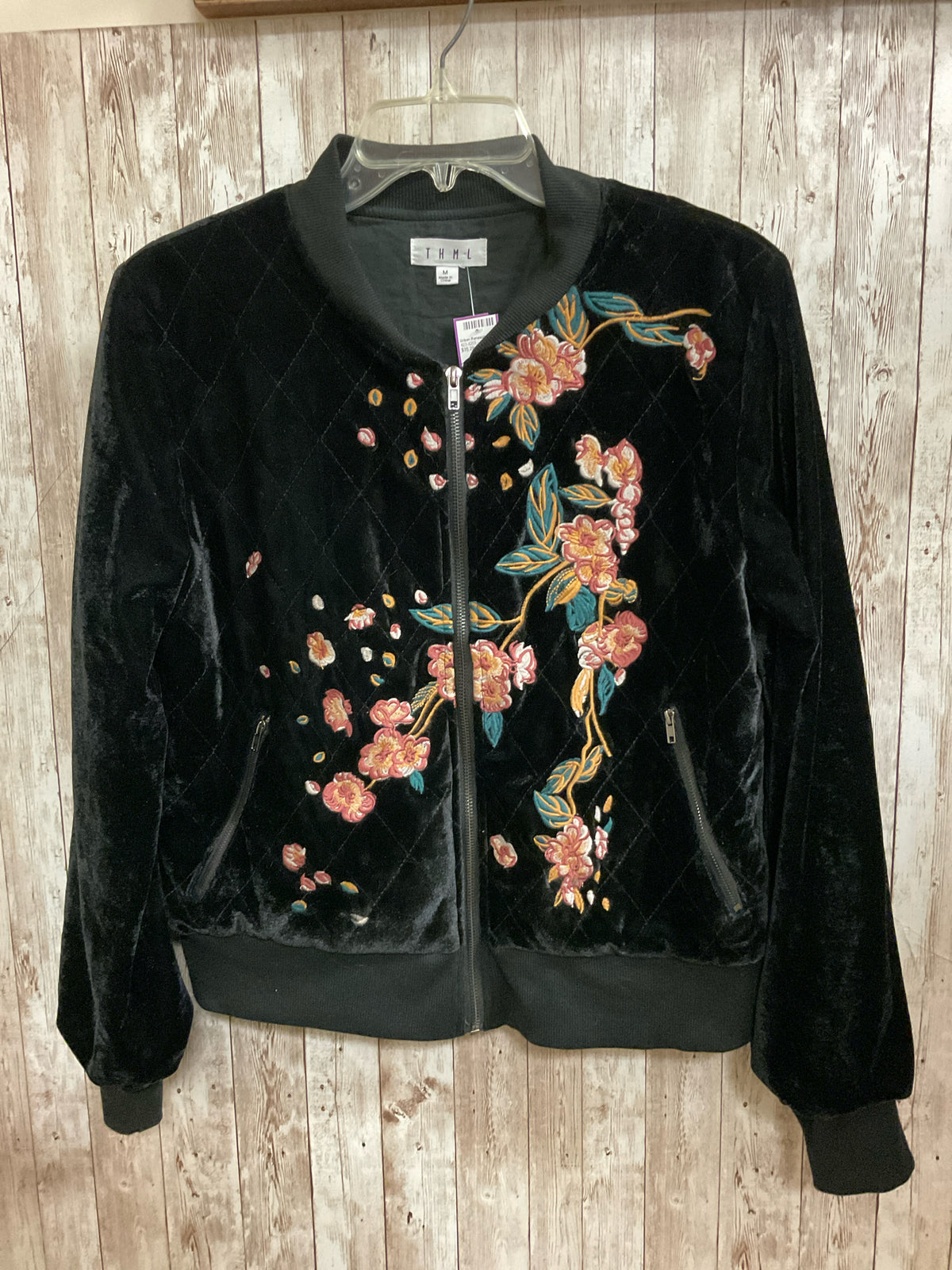 Size M THML Black Print Jacket