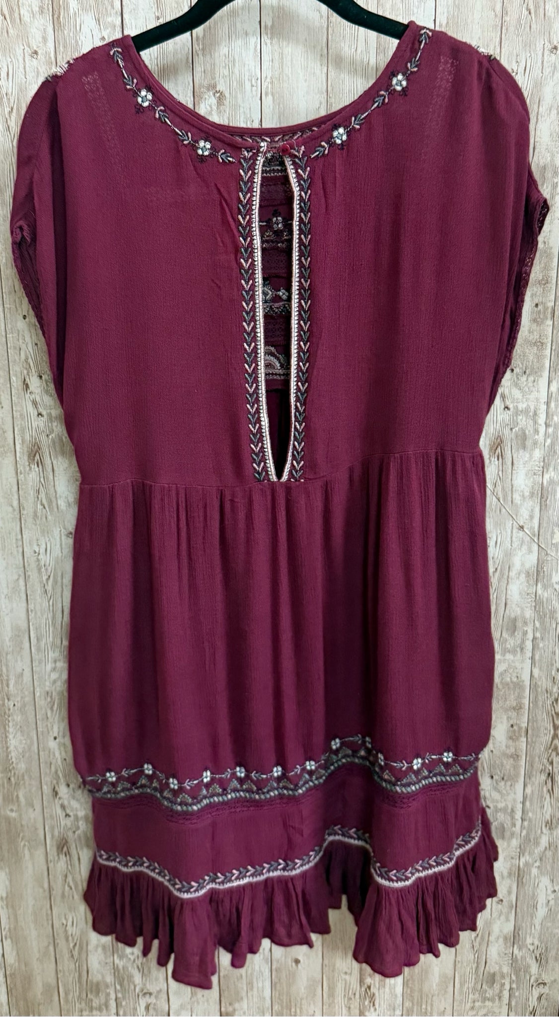 FREE PEOPLE SAFFLOWER BLUE Women Size PURPLE Tunic