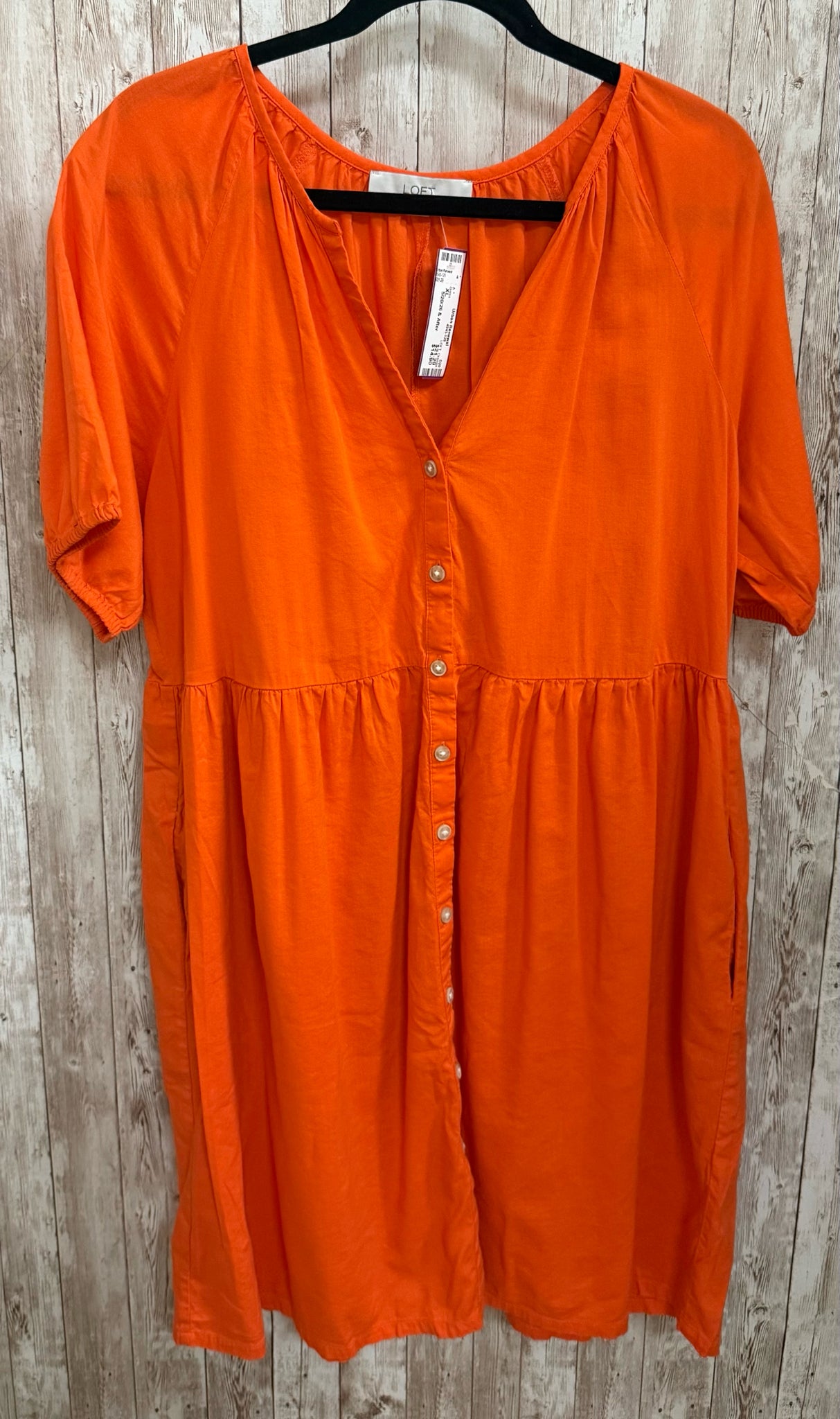 Size XL LOFT Orange Dress