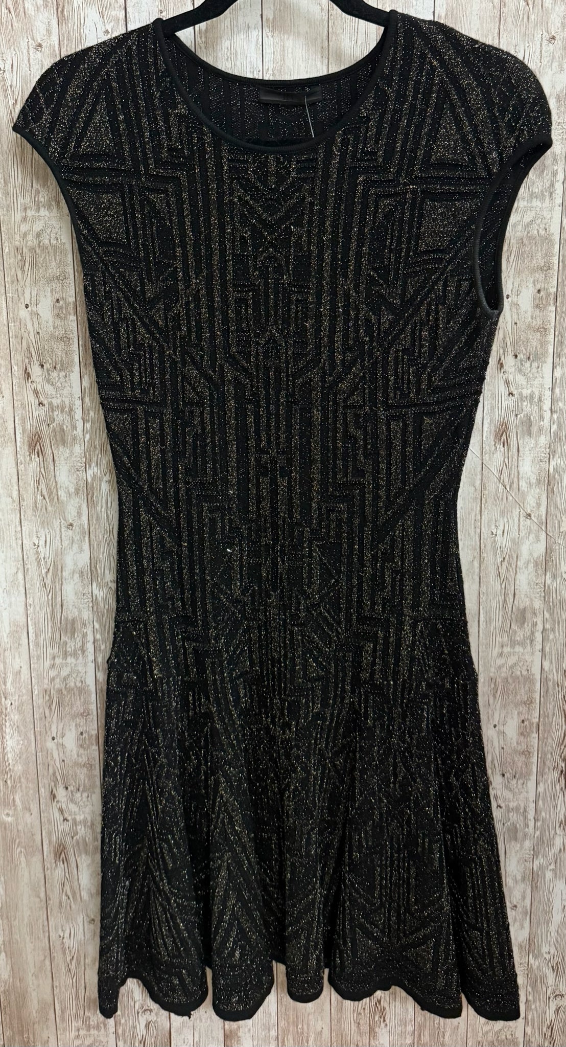 Size M RVN BLACK AND GOLD Dress
