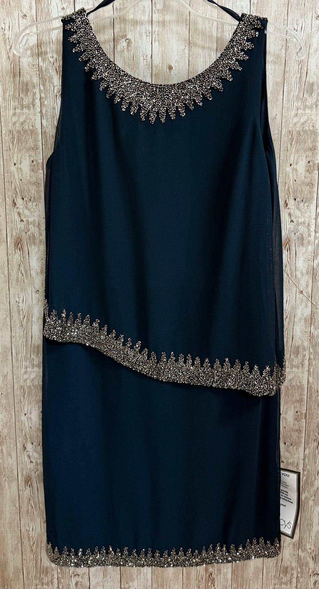 Size 6 JKARA Navy Dress