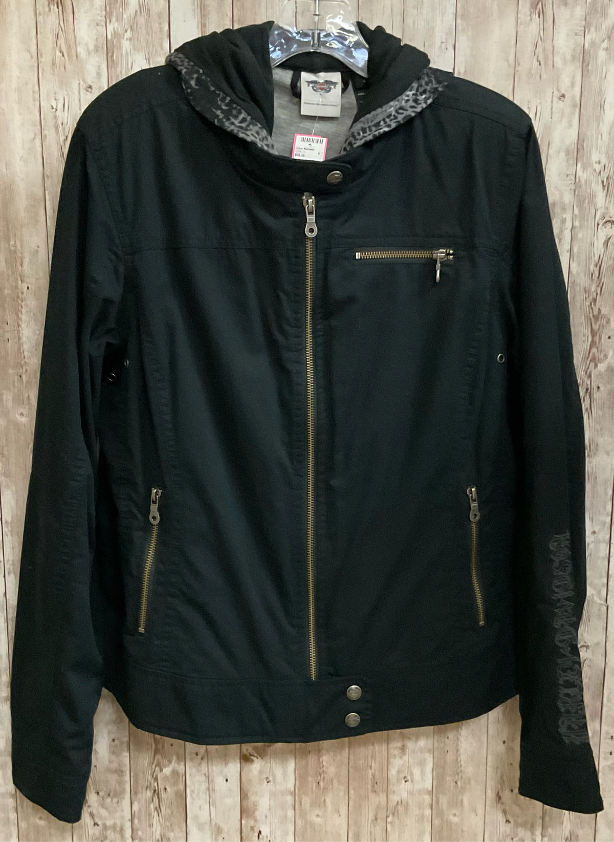 Size L HARLEY DAVIDSON Black Jacket