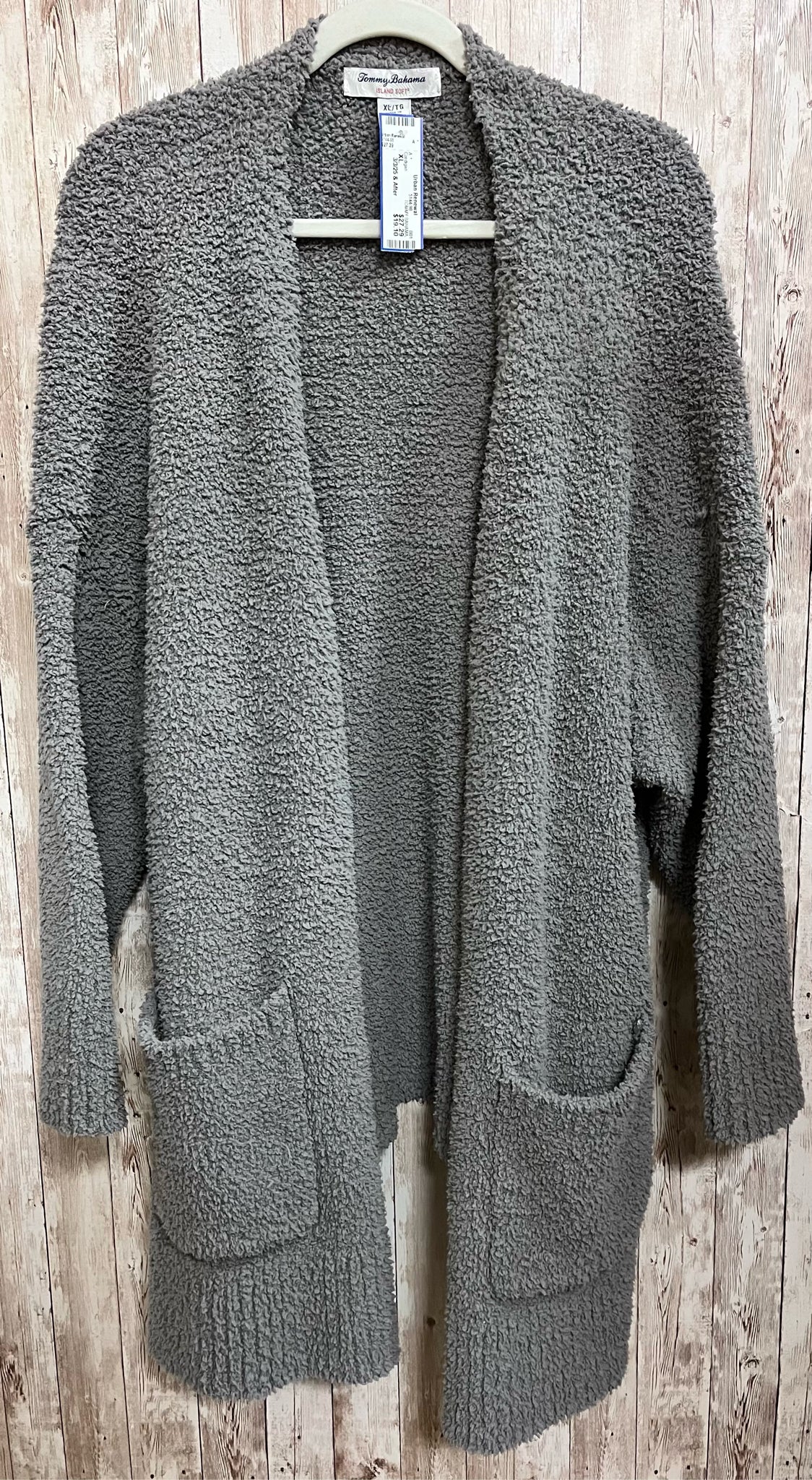 Size XL TOMMY BAHAMA GREY Cardigan