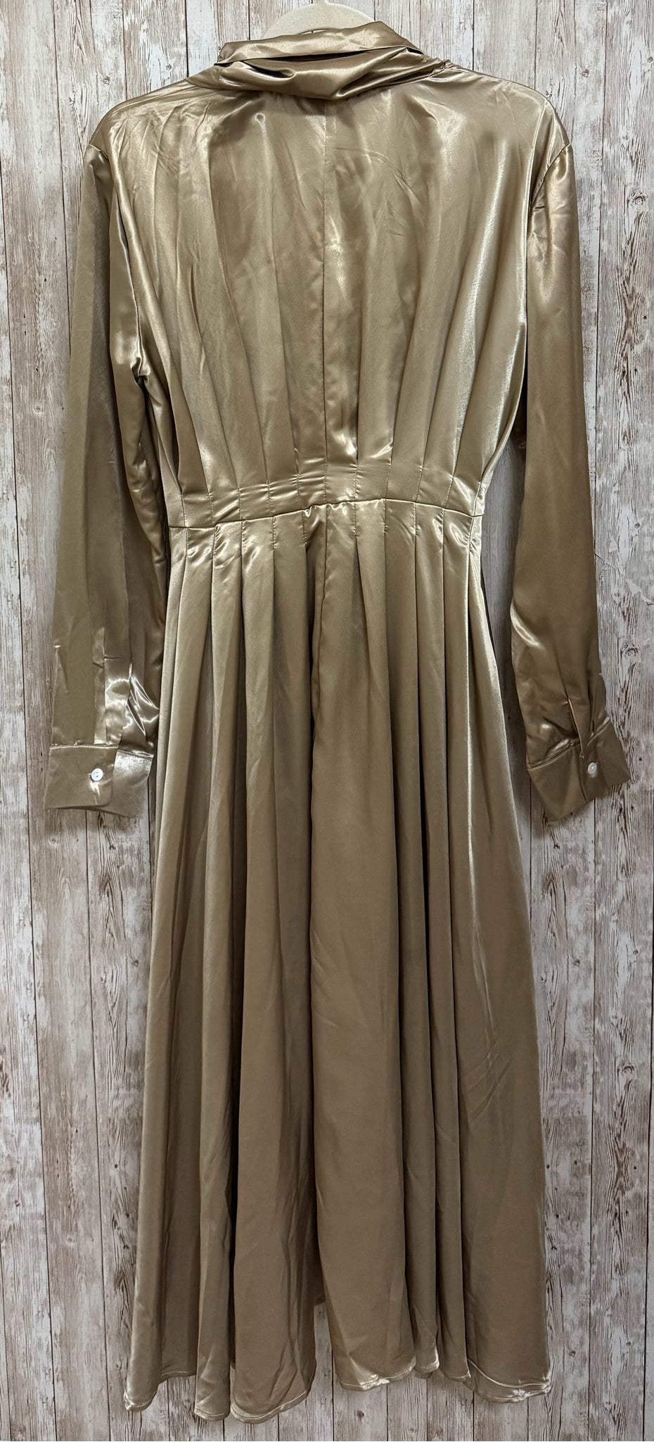Size L ATHINA Gold Dress