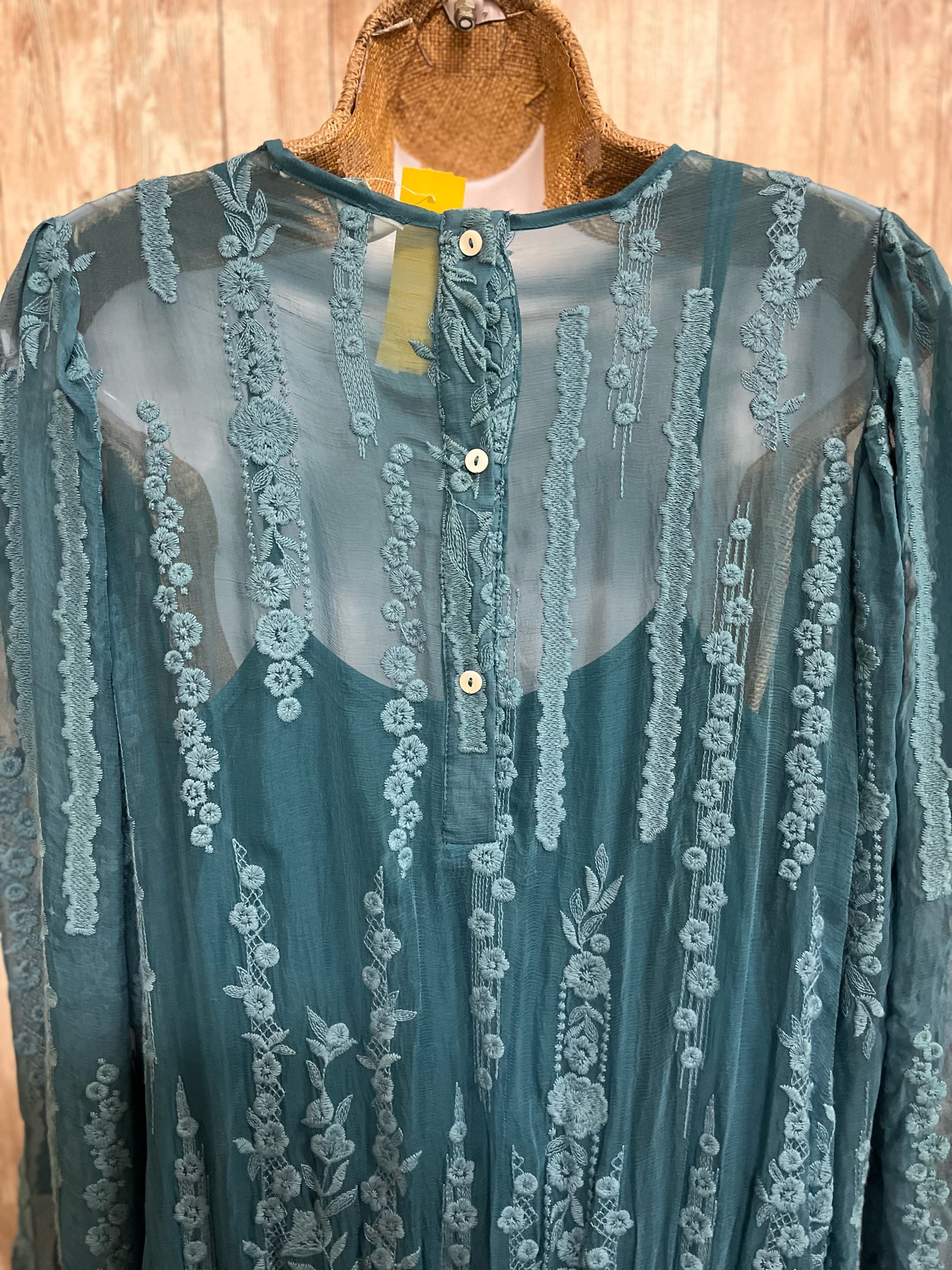 SUNDANCE Size M Teal 2 PC Dress