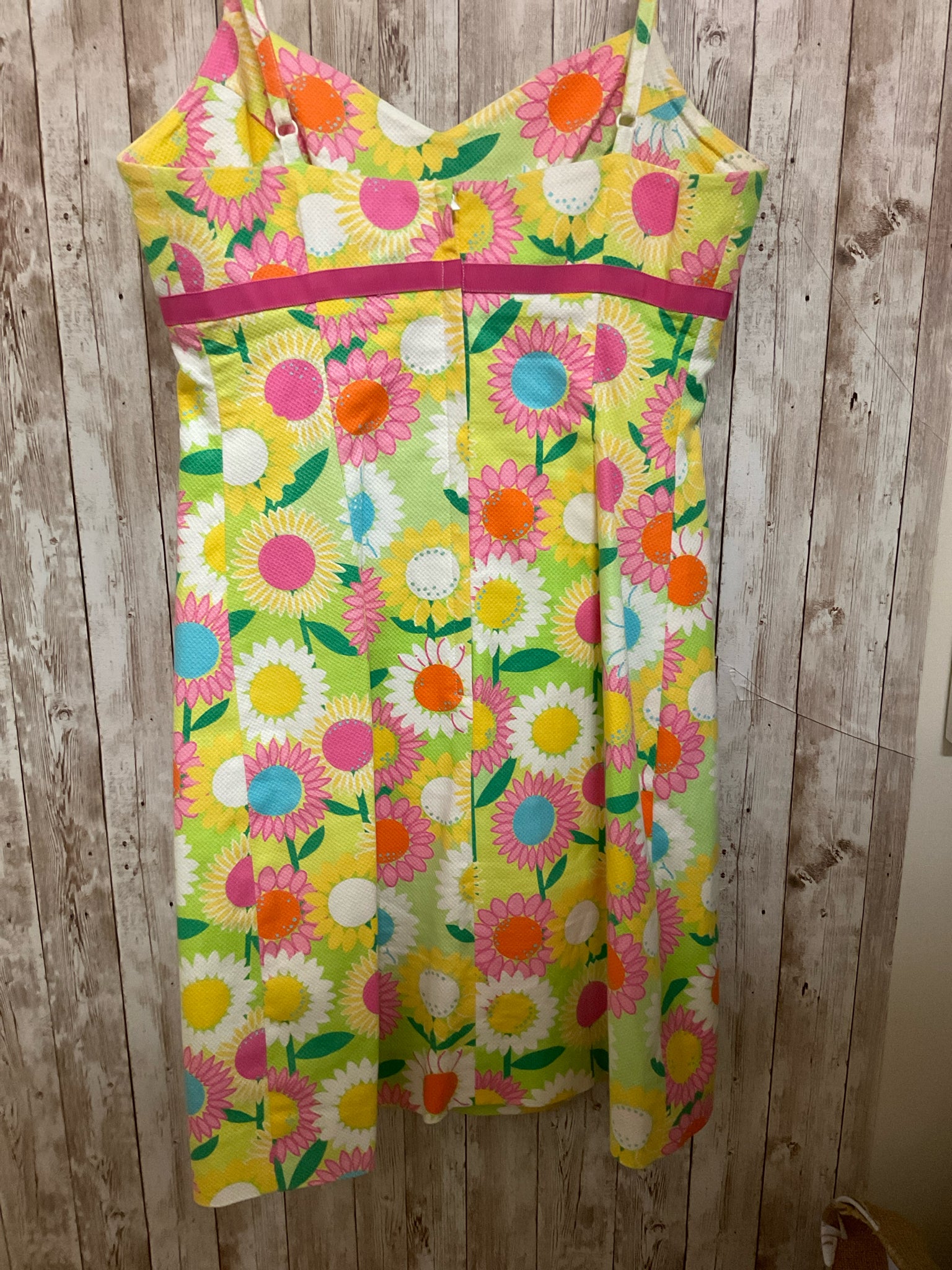 Size 0 LILLY PULITZER YELLOW FLORAL Dress