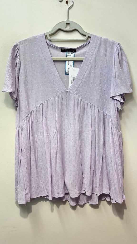 Purple FINAL TOUCH Size M Top