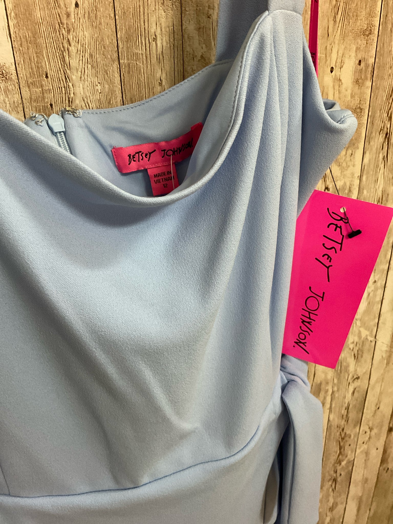 Size 12 BETSEY JOHNSON Light Blue Dress