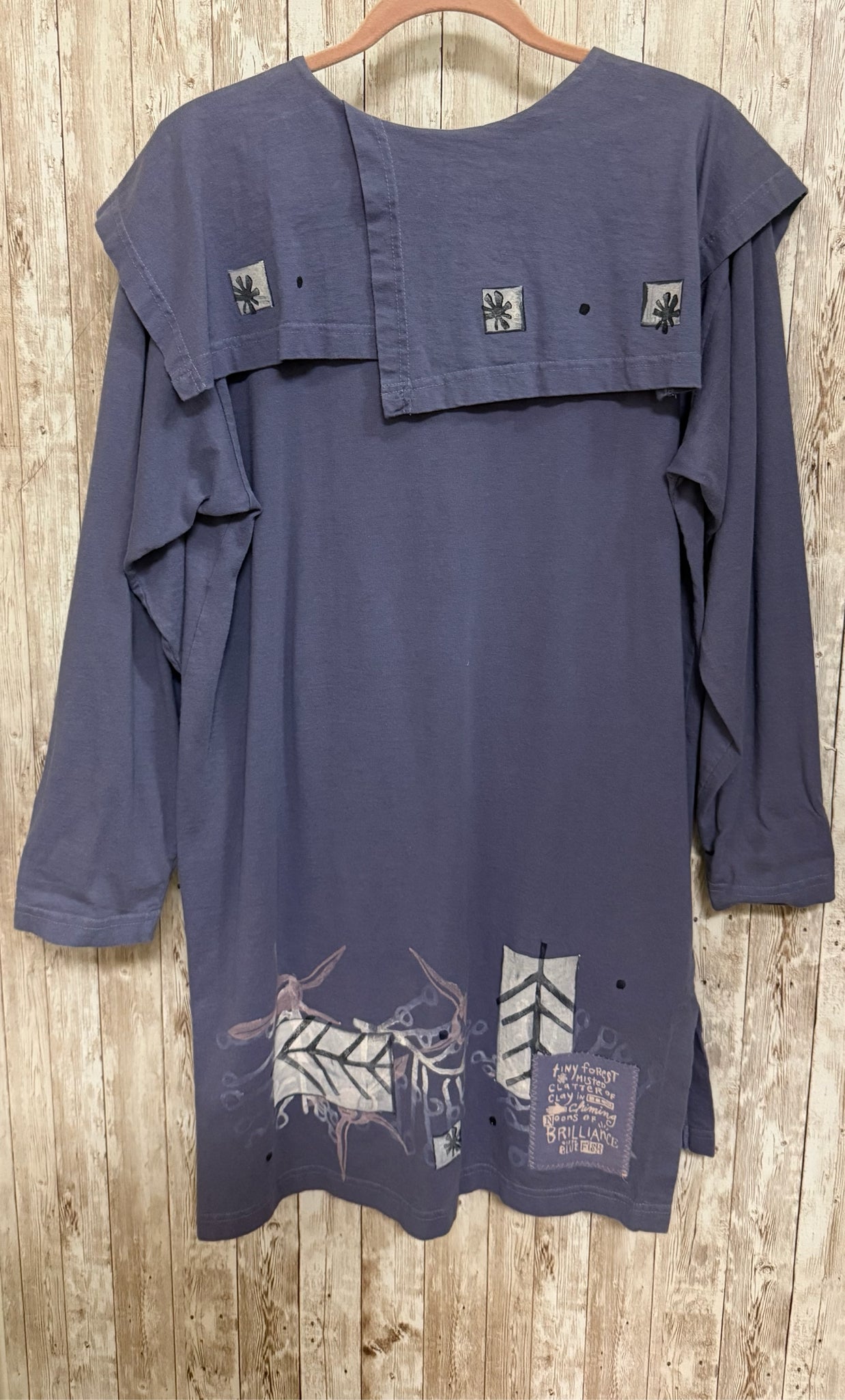 BLUE FISH Size One Size Blue Dress