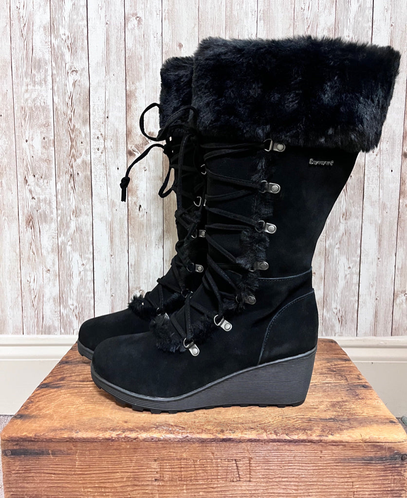 BEARPAW 10 Black Boots