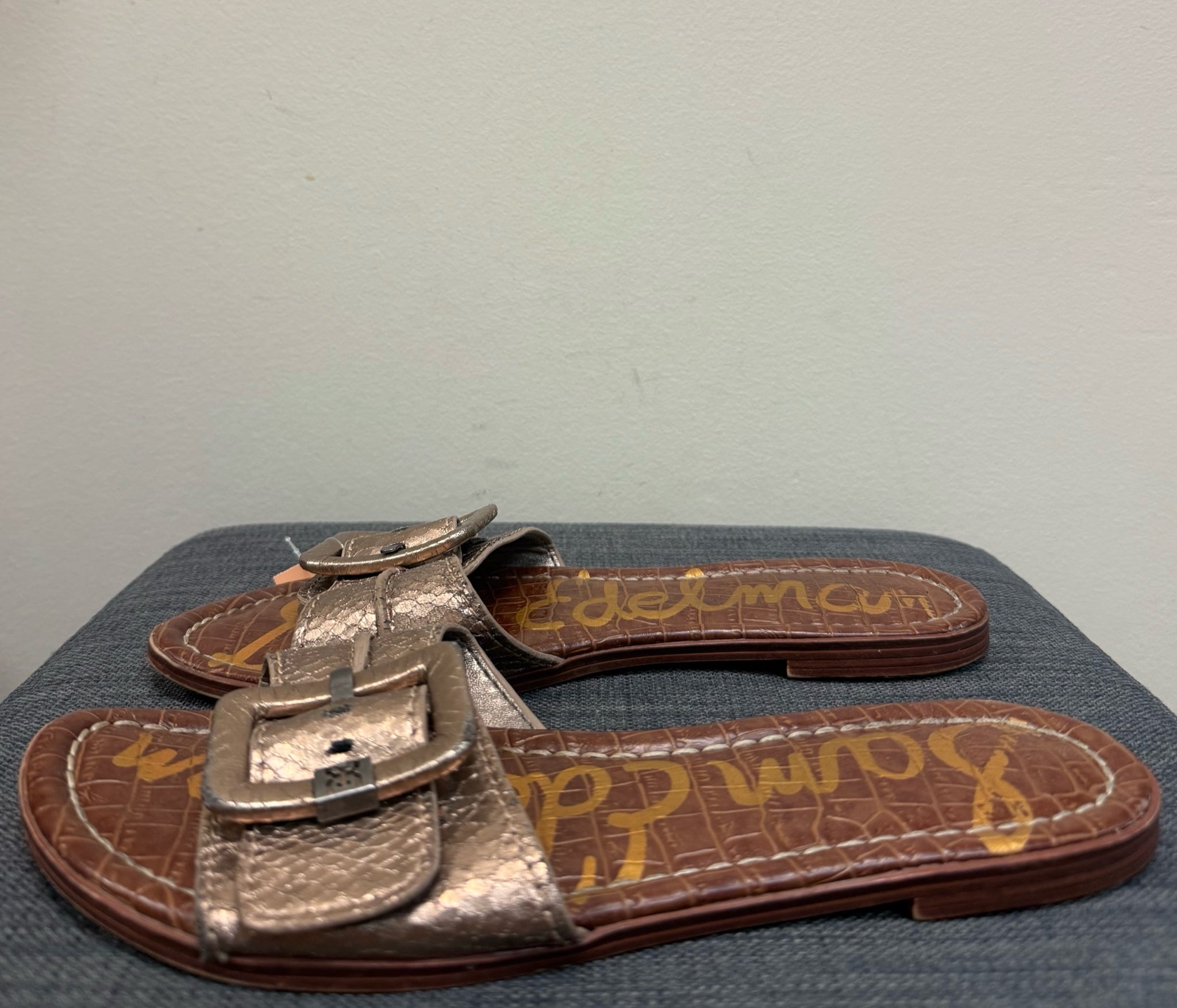 8 SAM EDELMAN Bronze Sandals