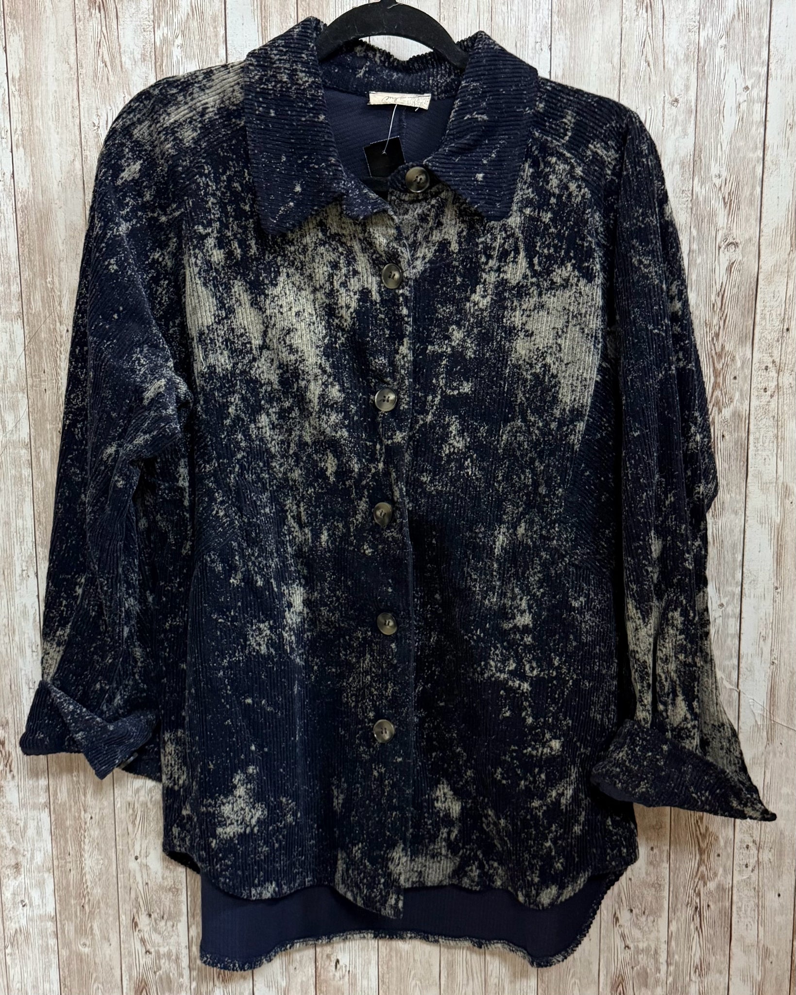 Size L MYSTREE Navy Jacket