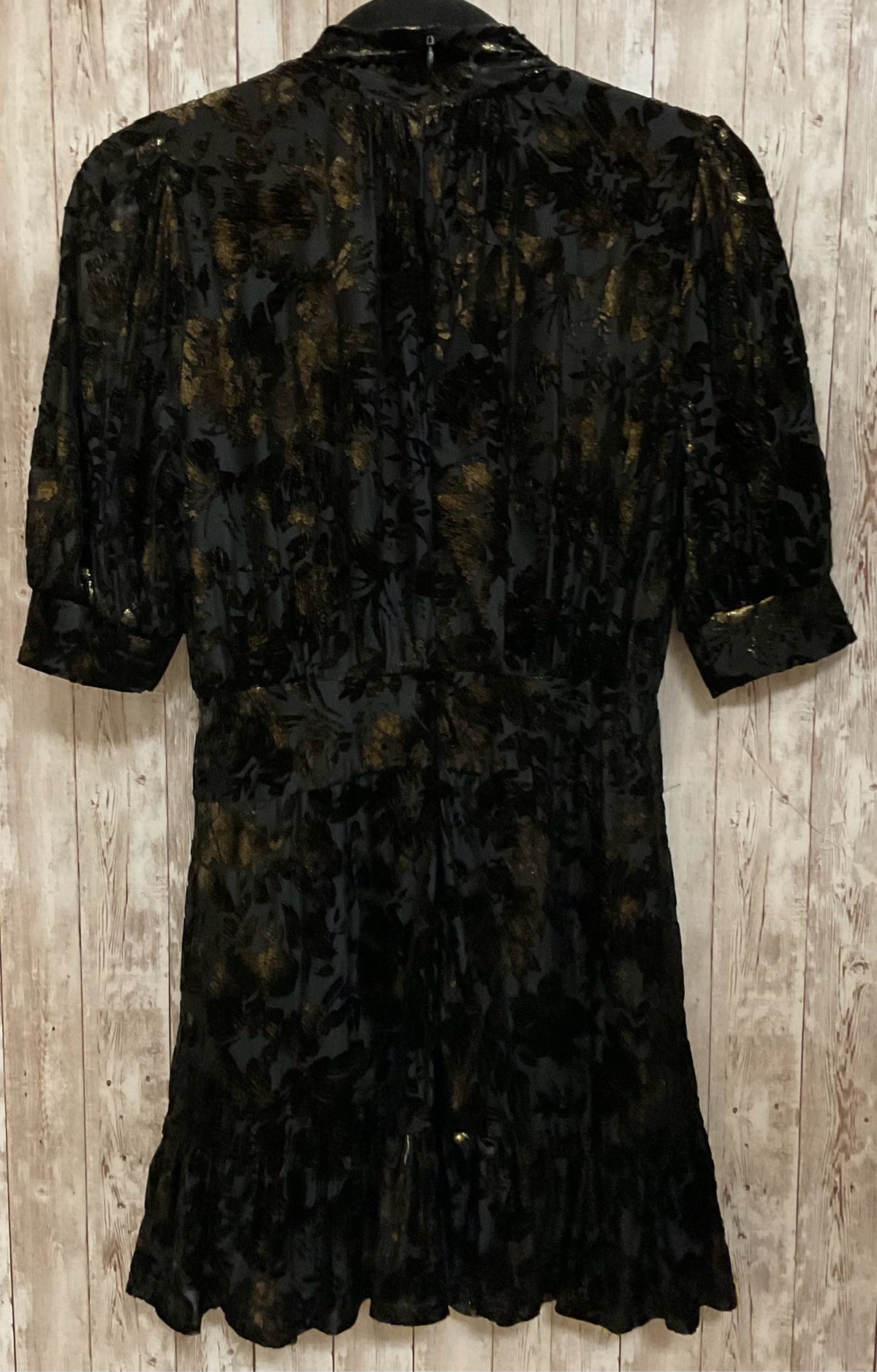 Size S FATE BLACK AND GOLD Dress