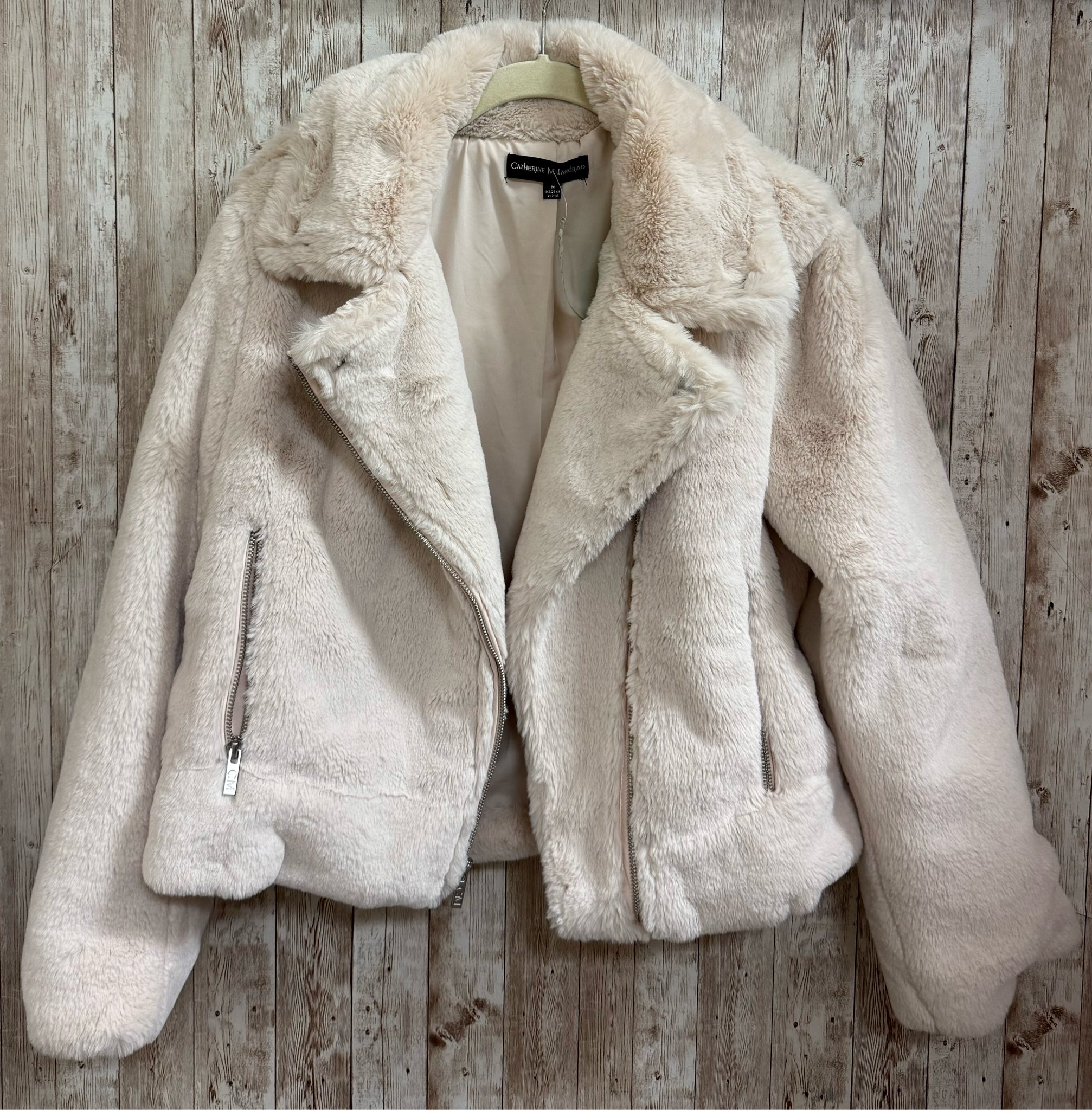 Size M CATHERINE MALANDRINO Beige Jacket