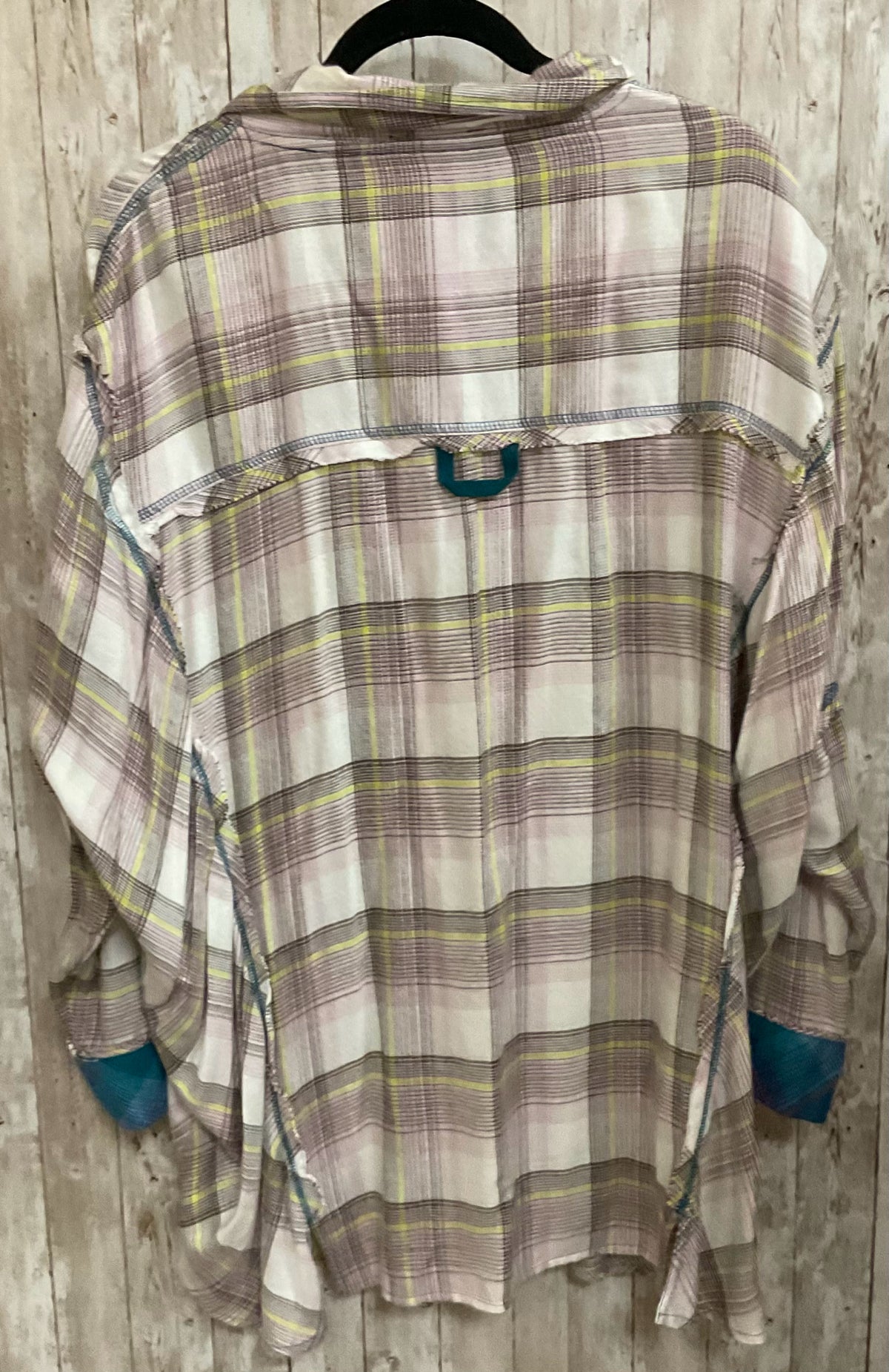 Size L INTIMATELY FREE PEOPLE MULTICOLOR PLAID Top