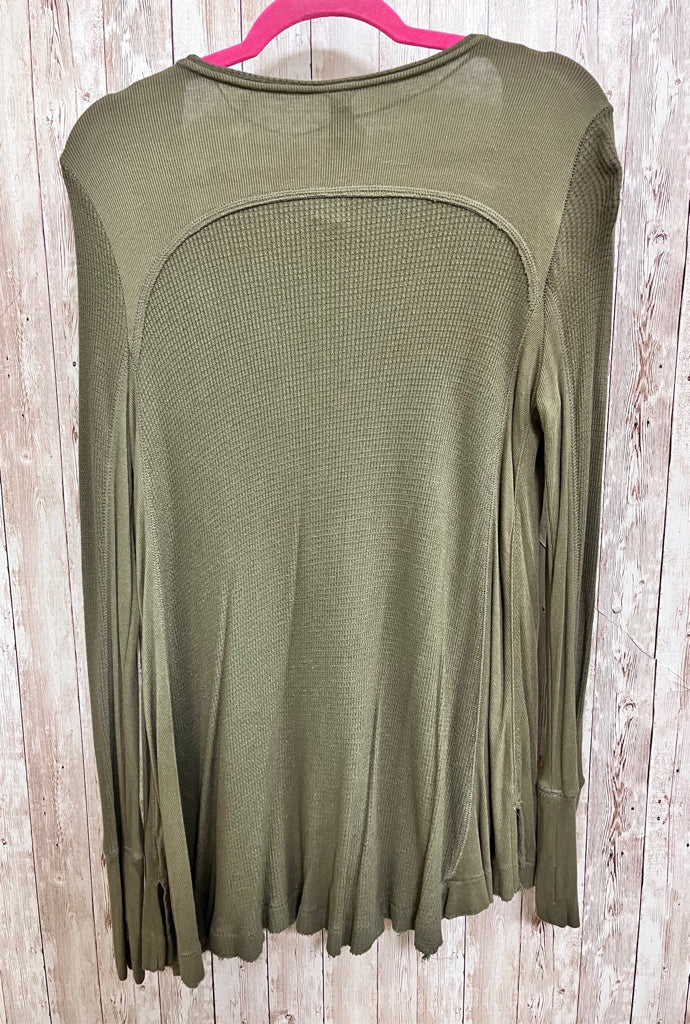 Size M FREE PEOPLE Olive Top