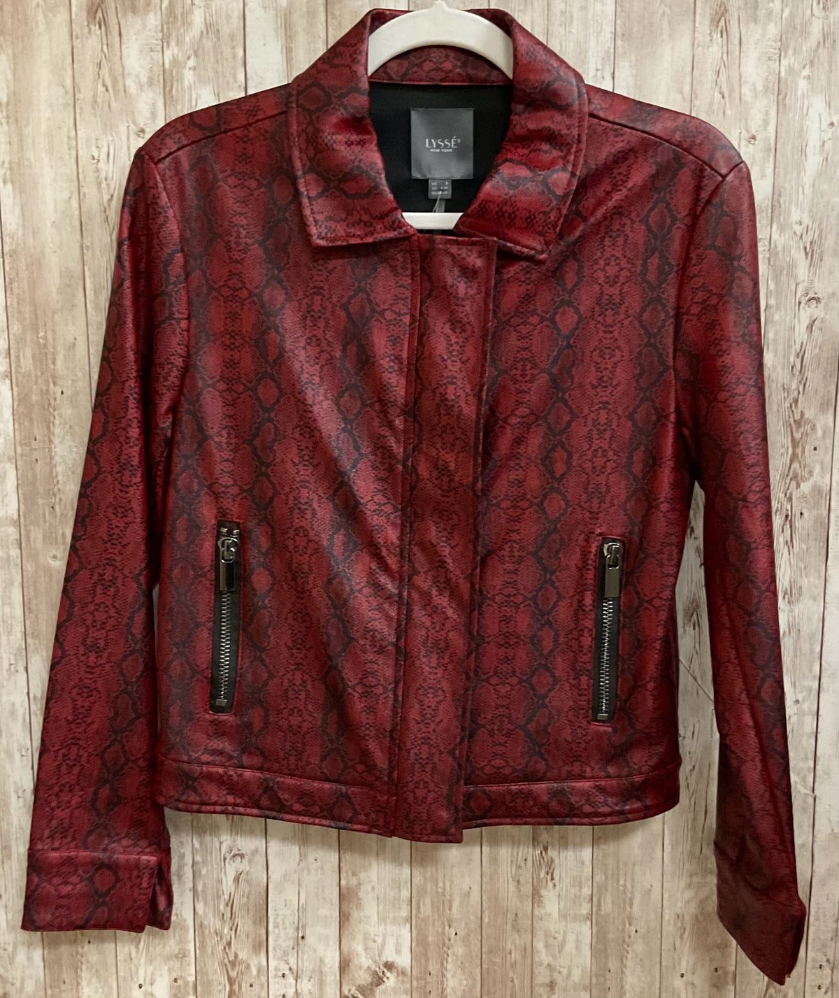 Size S LYSSE Red Print Jacket