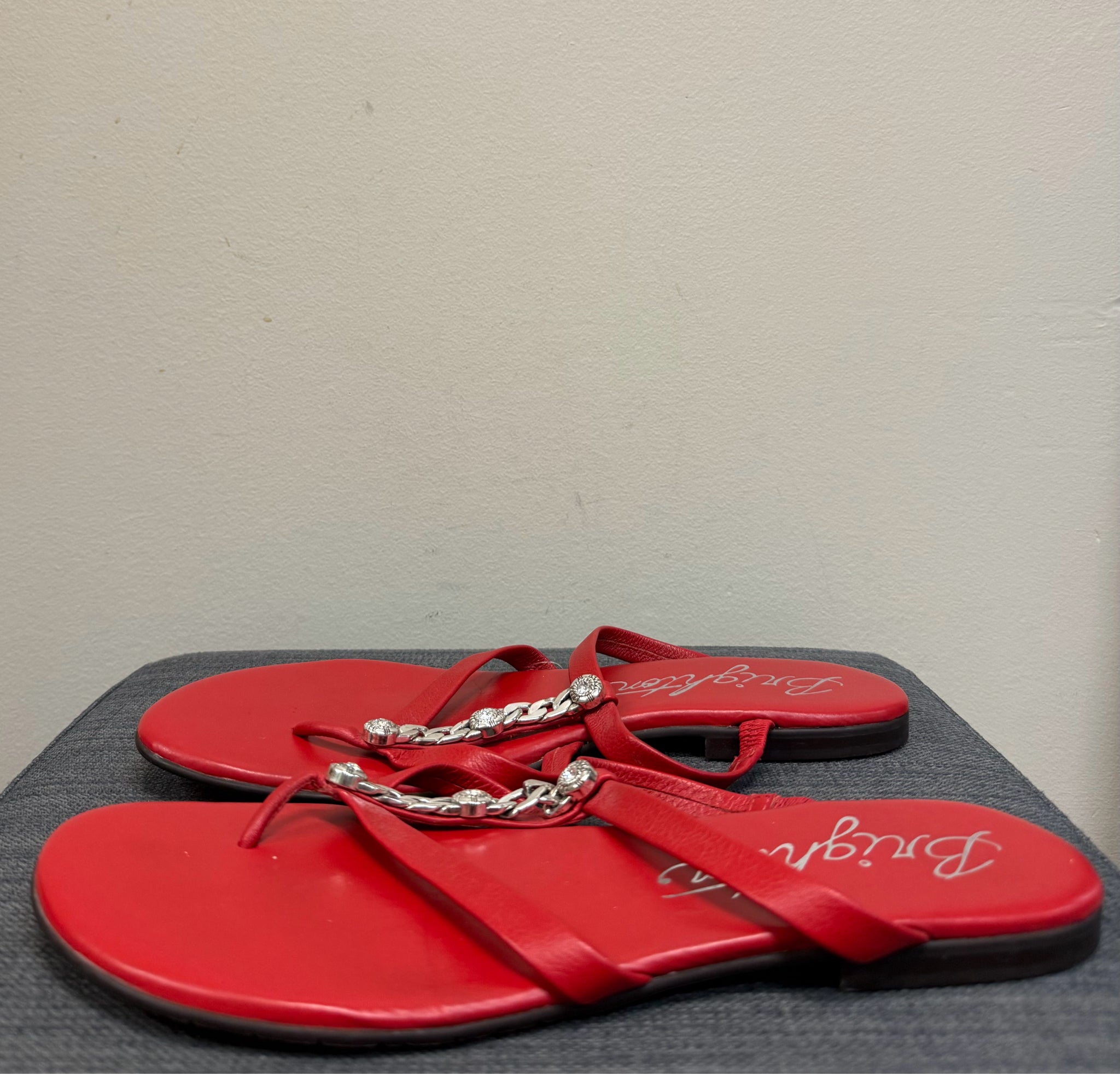 9.5 BRIGHTON Red Sandals