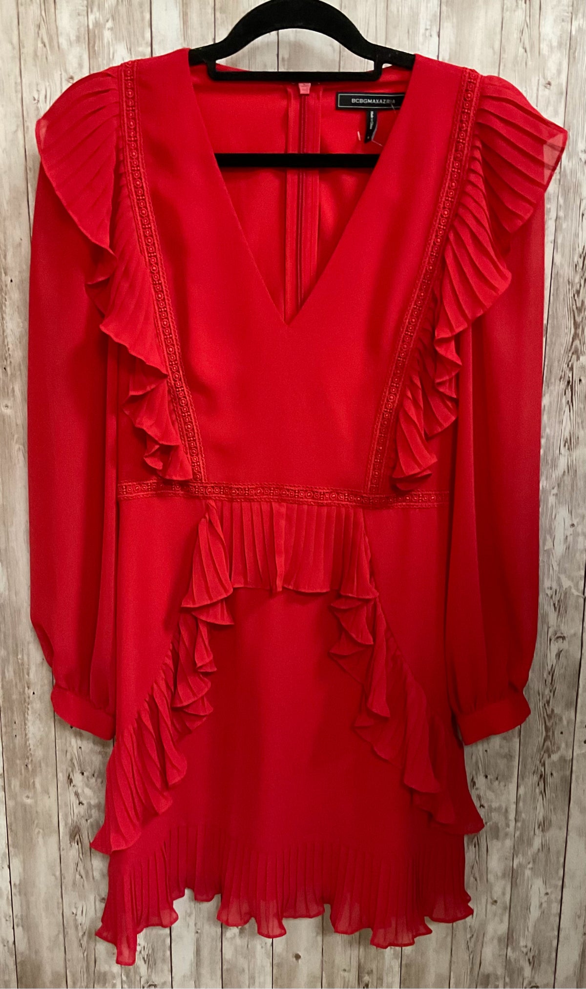 Size 8 BCBG Red Dress