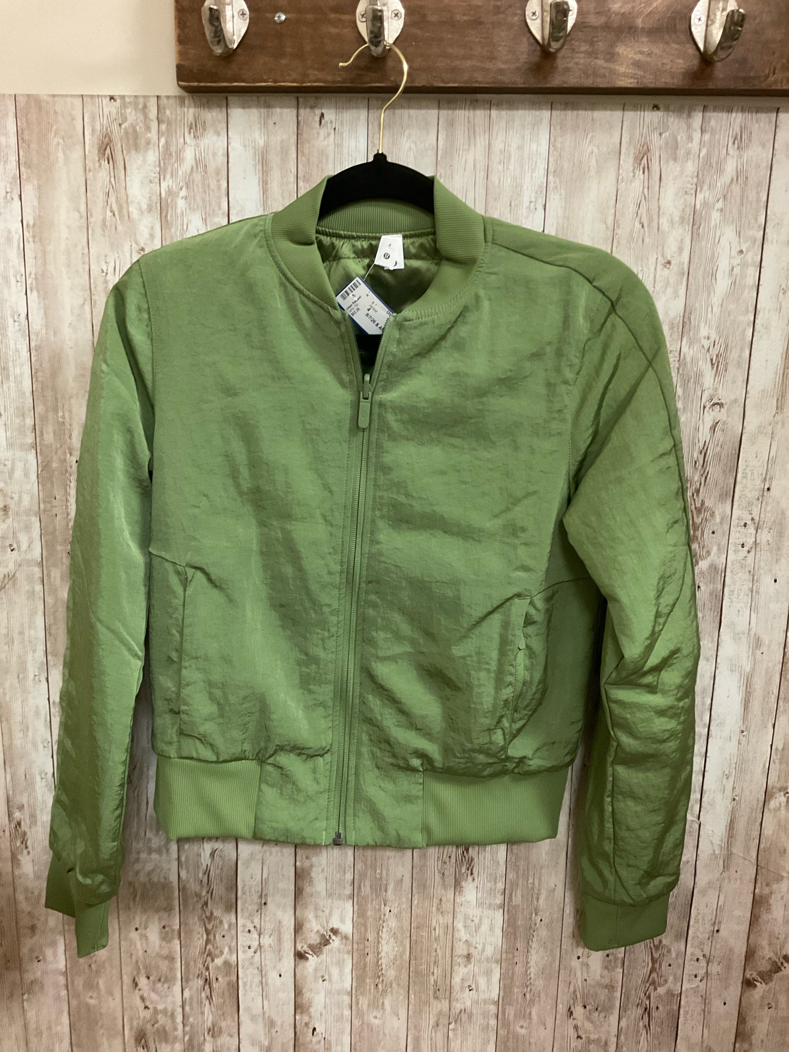 Size 4 LULULEMON Green Jacket