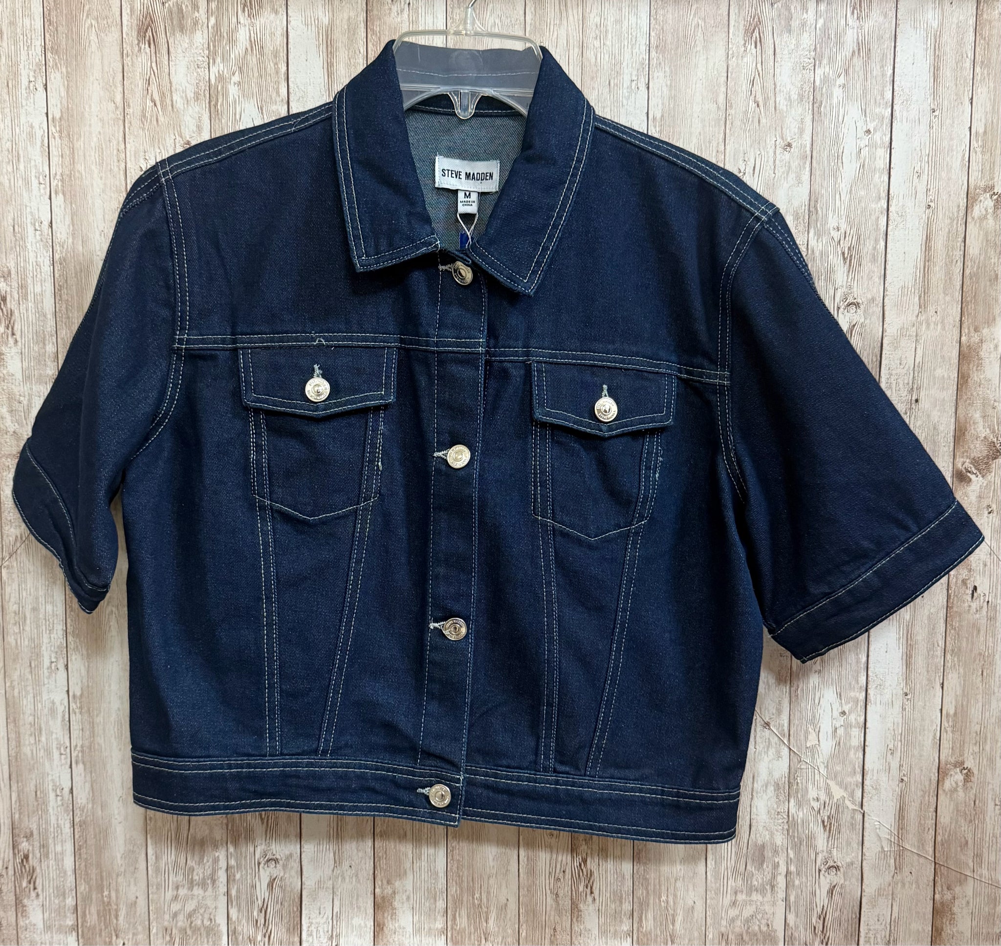 Size M STEVE MADDEN Dark Denim Jacket
