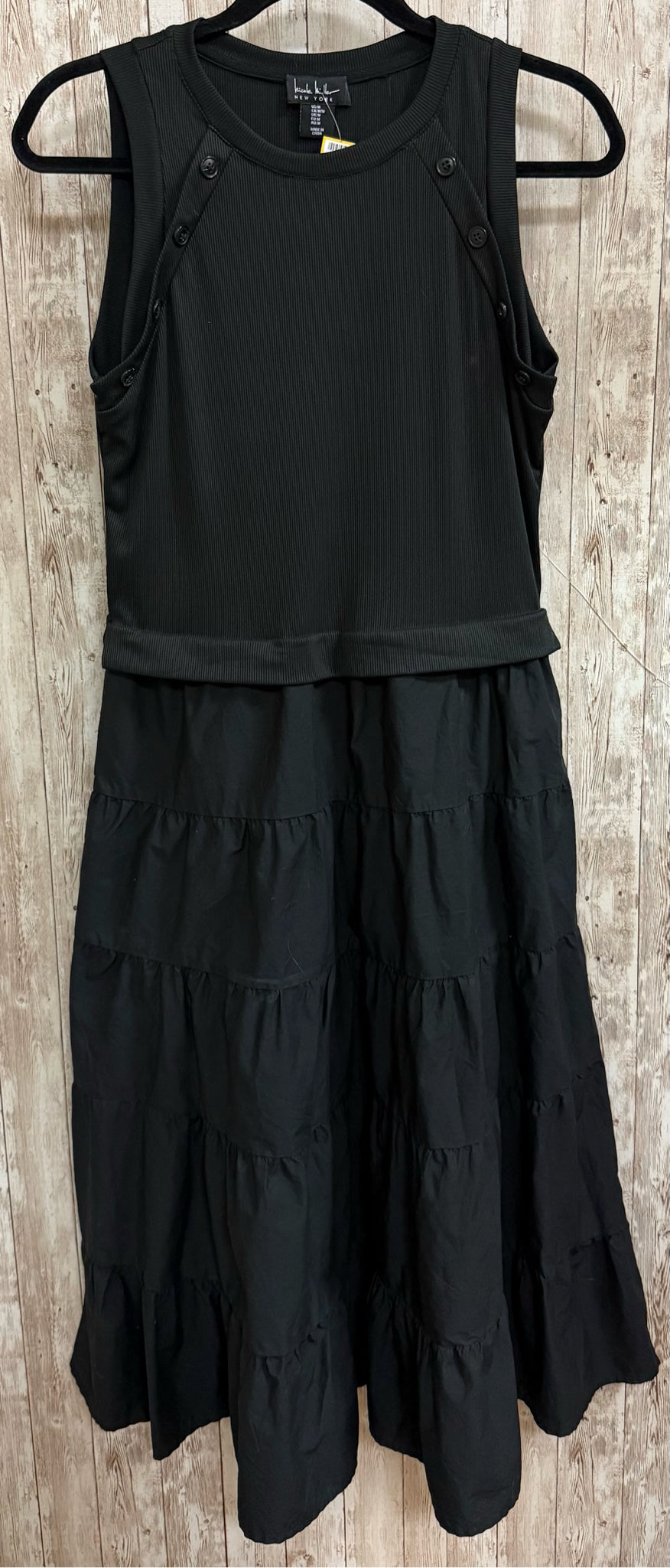 Size M NICOLE MILLER Black Dress