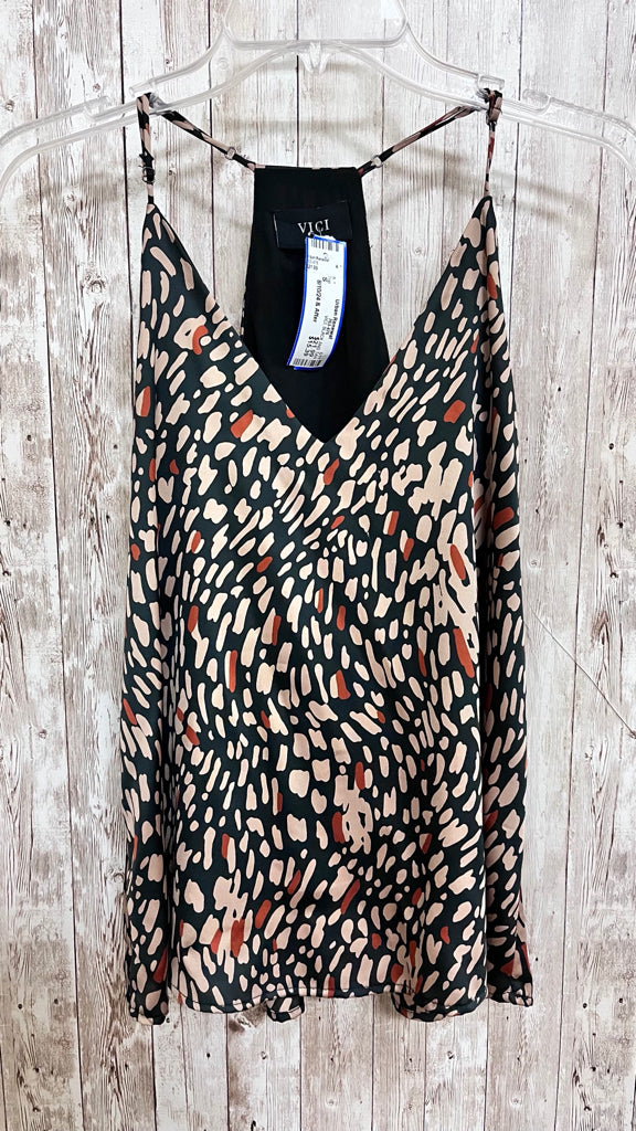 Size S VICI BLACK AND TAN Top