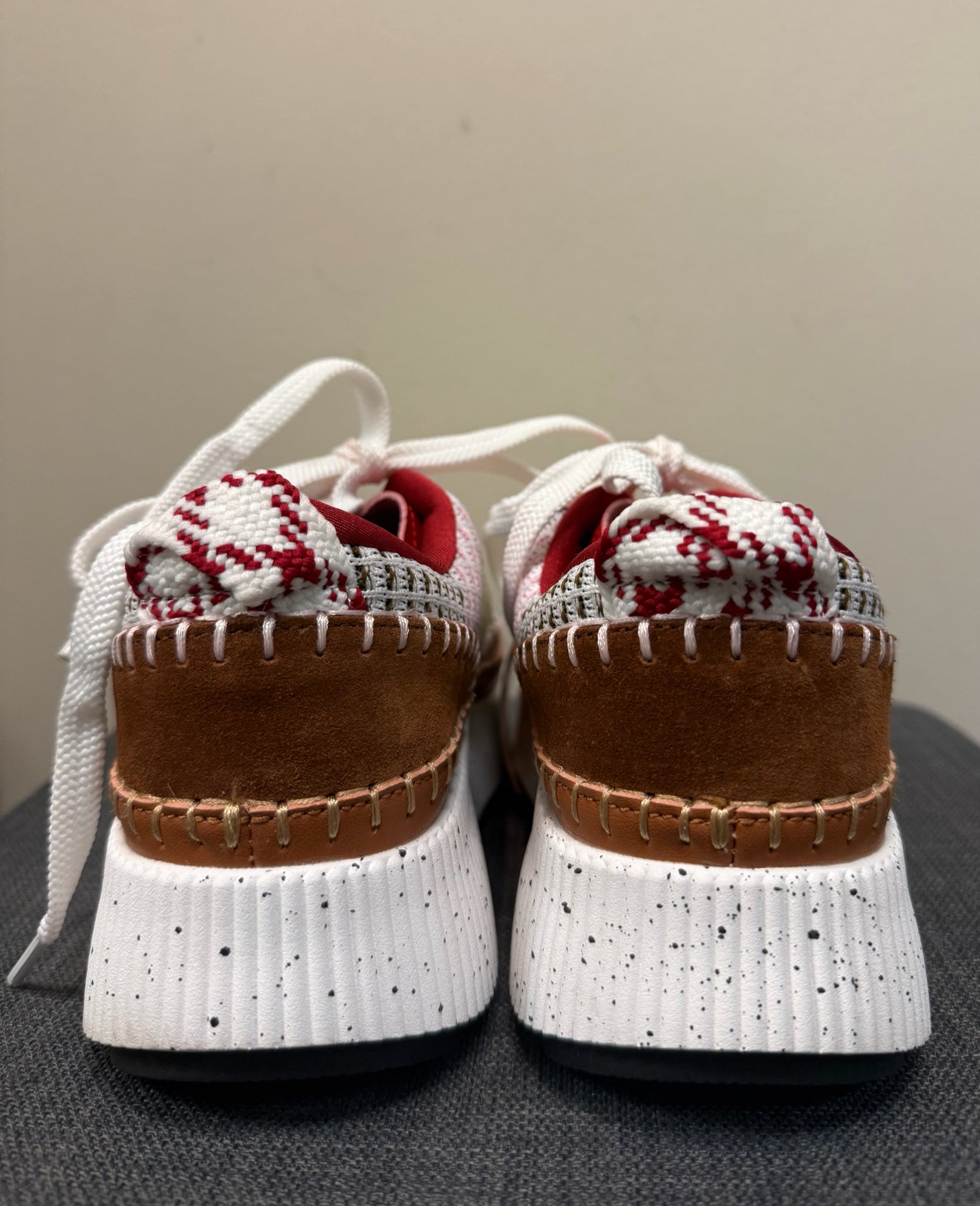 7 BERNESS WHITE MULTI SHOES