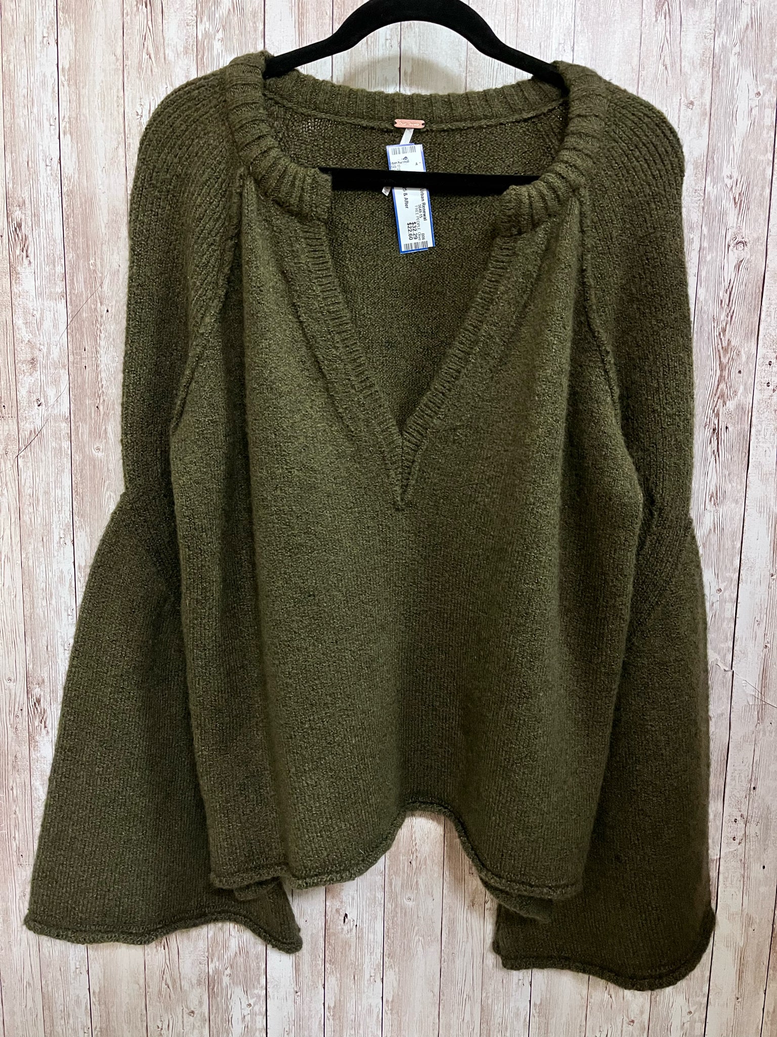 Size M FREE PEOPLE Olive Sweater