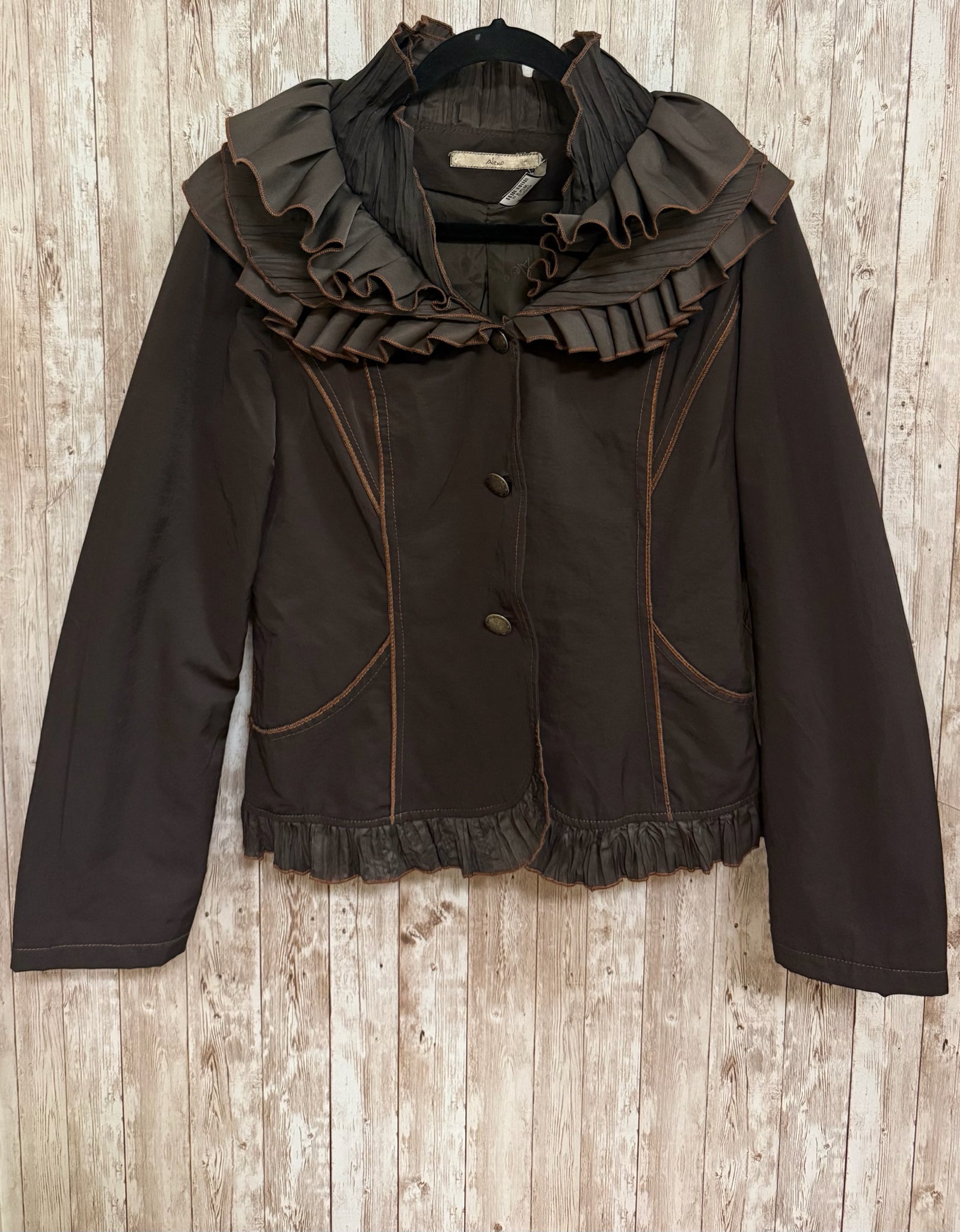 ALEXO Size M Brown Jacket