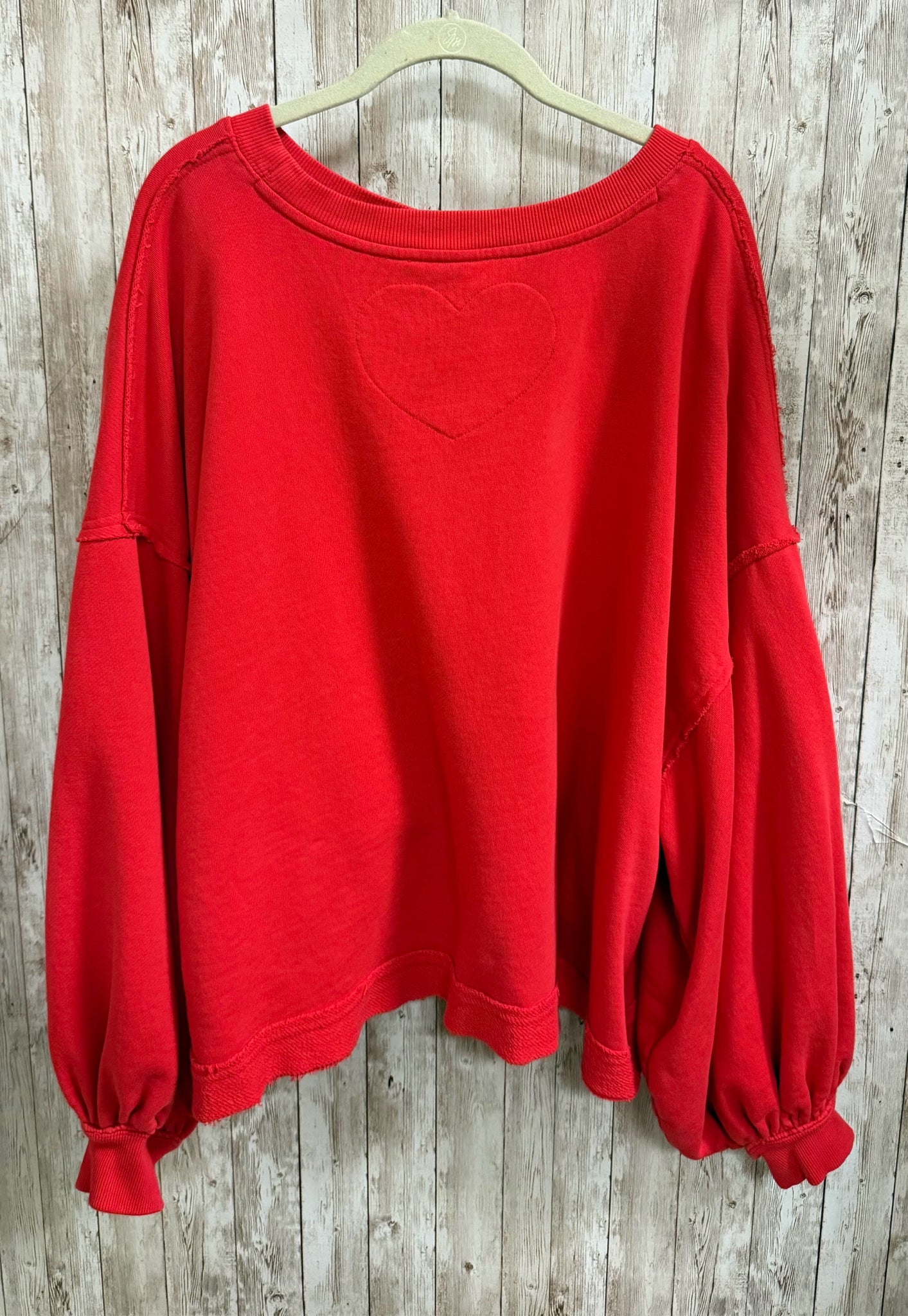 FREE PEOPLE Red sweatshirt