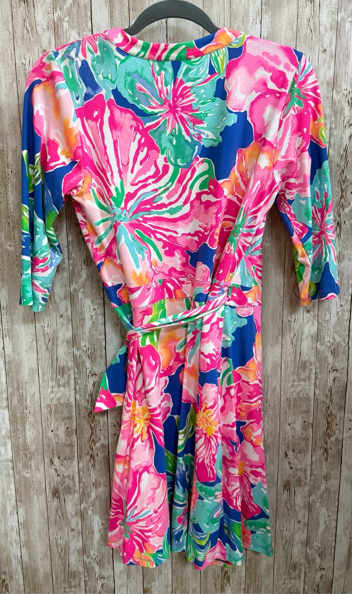 Size M LILLY PULITZER PINK AND BLUE PRINT Dress