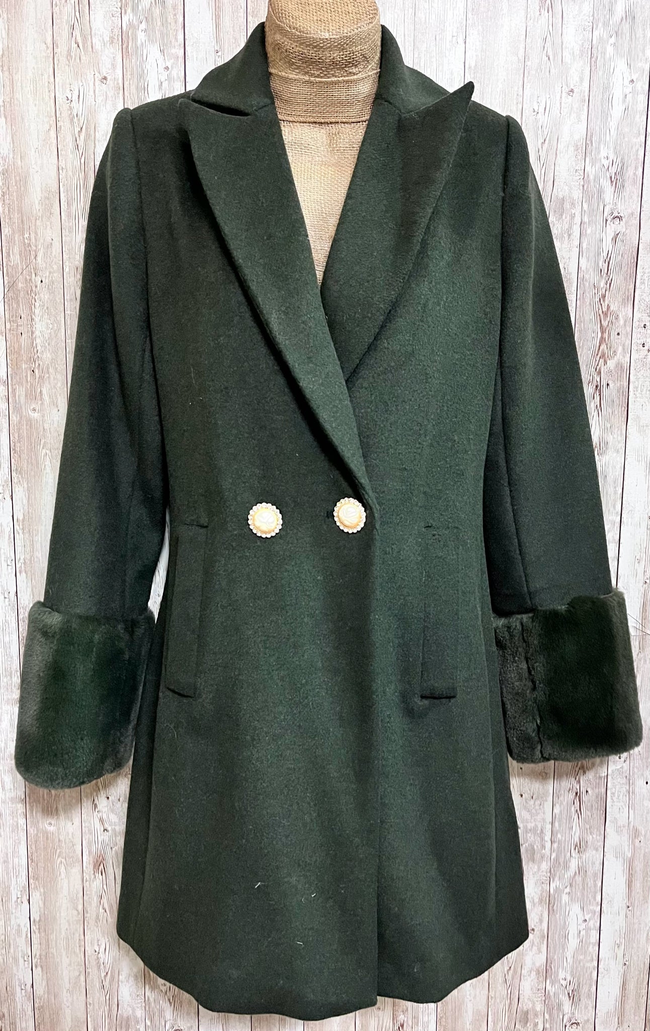 JULIE BROWN Green Coat