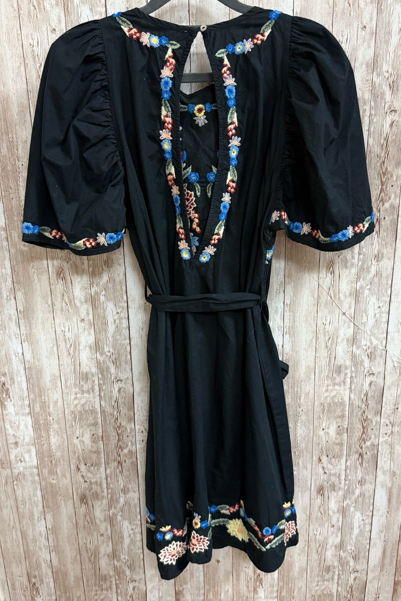 Size XS FREE PEOPLE Black Print Dress