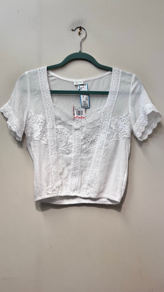 Size XS SELFIE COUTURE White Top