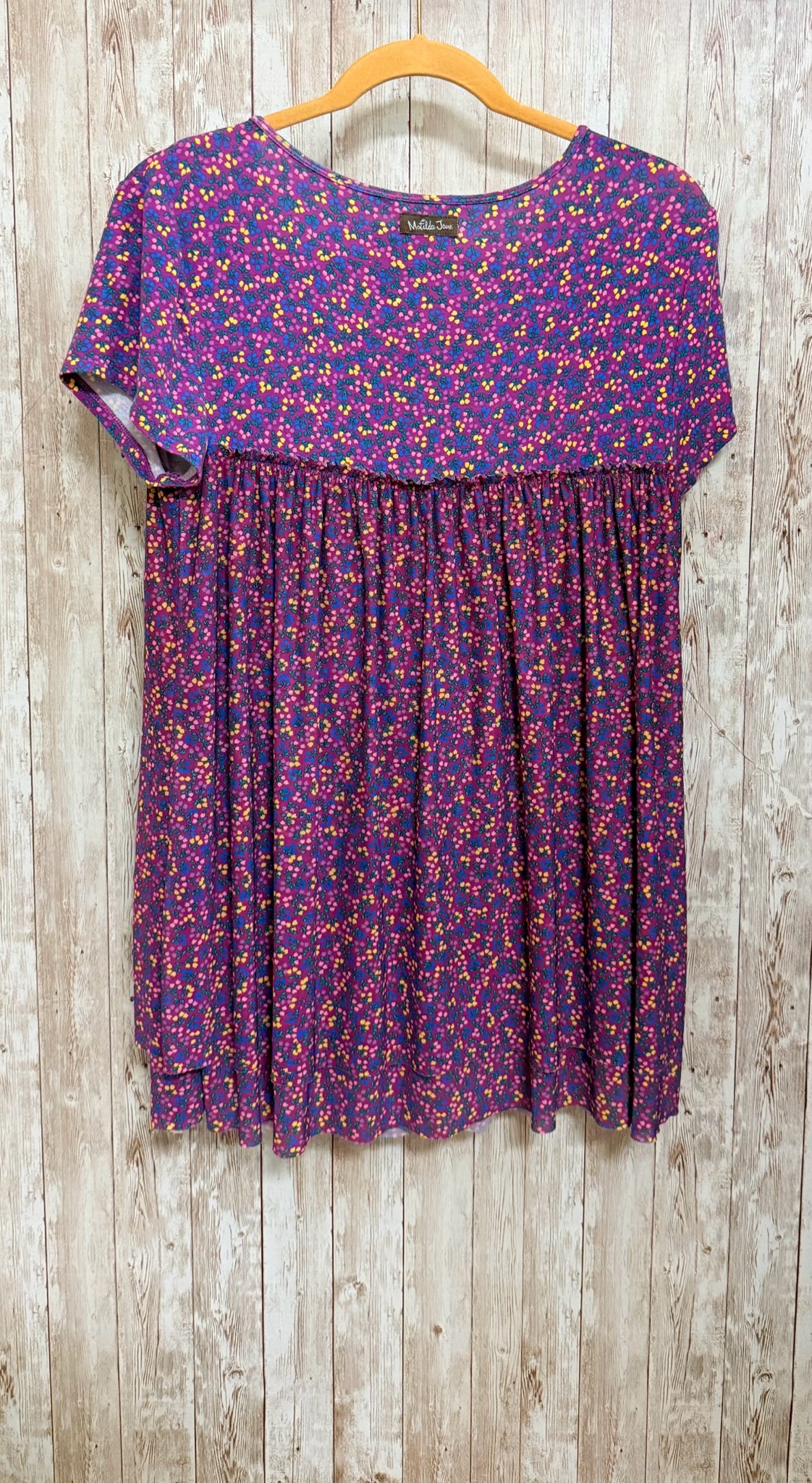 Size M MATILDA JANE Purple Print Top
