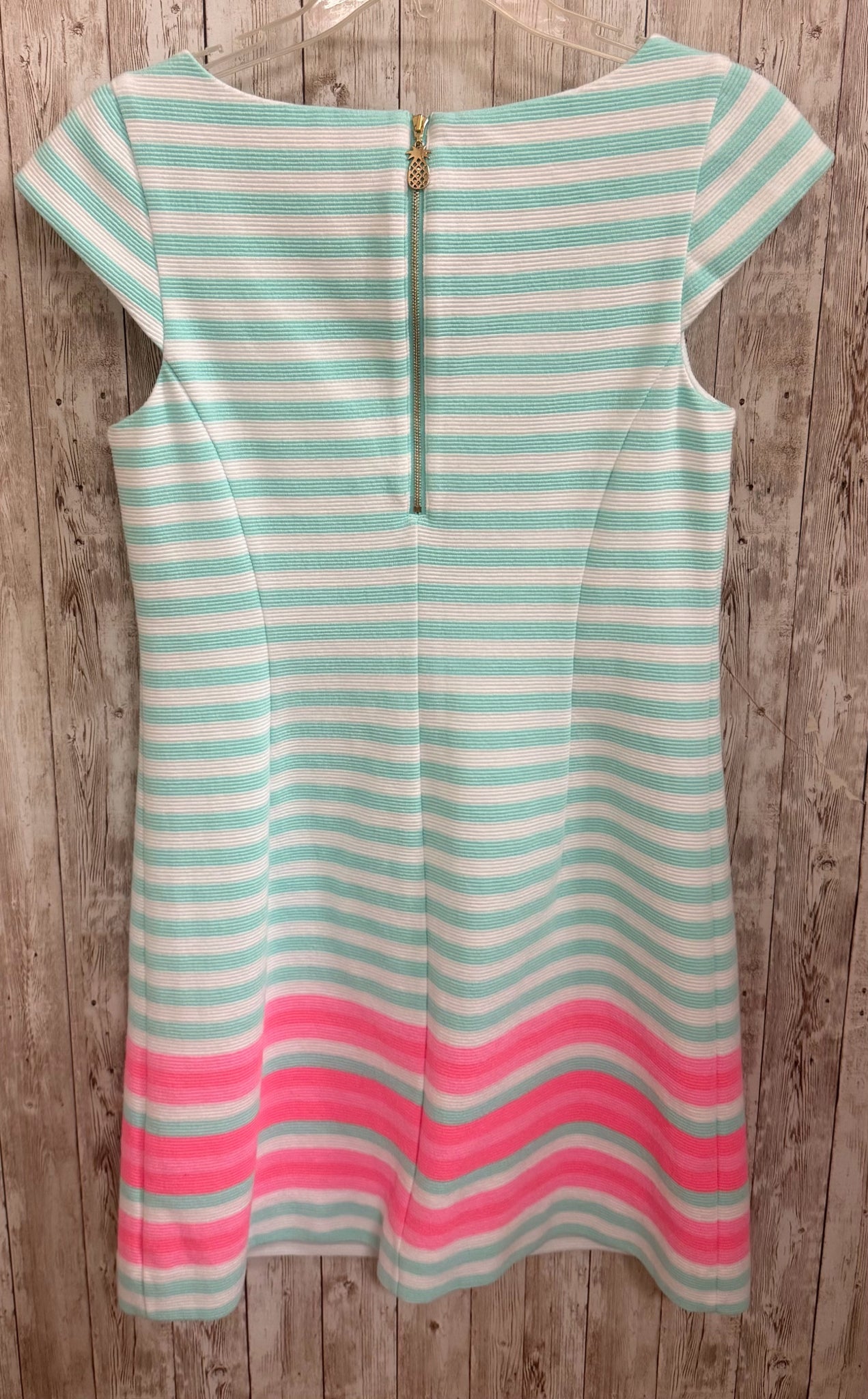 Size M LILLY PULITZER MINT AND WHITE STRIPE Dress