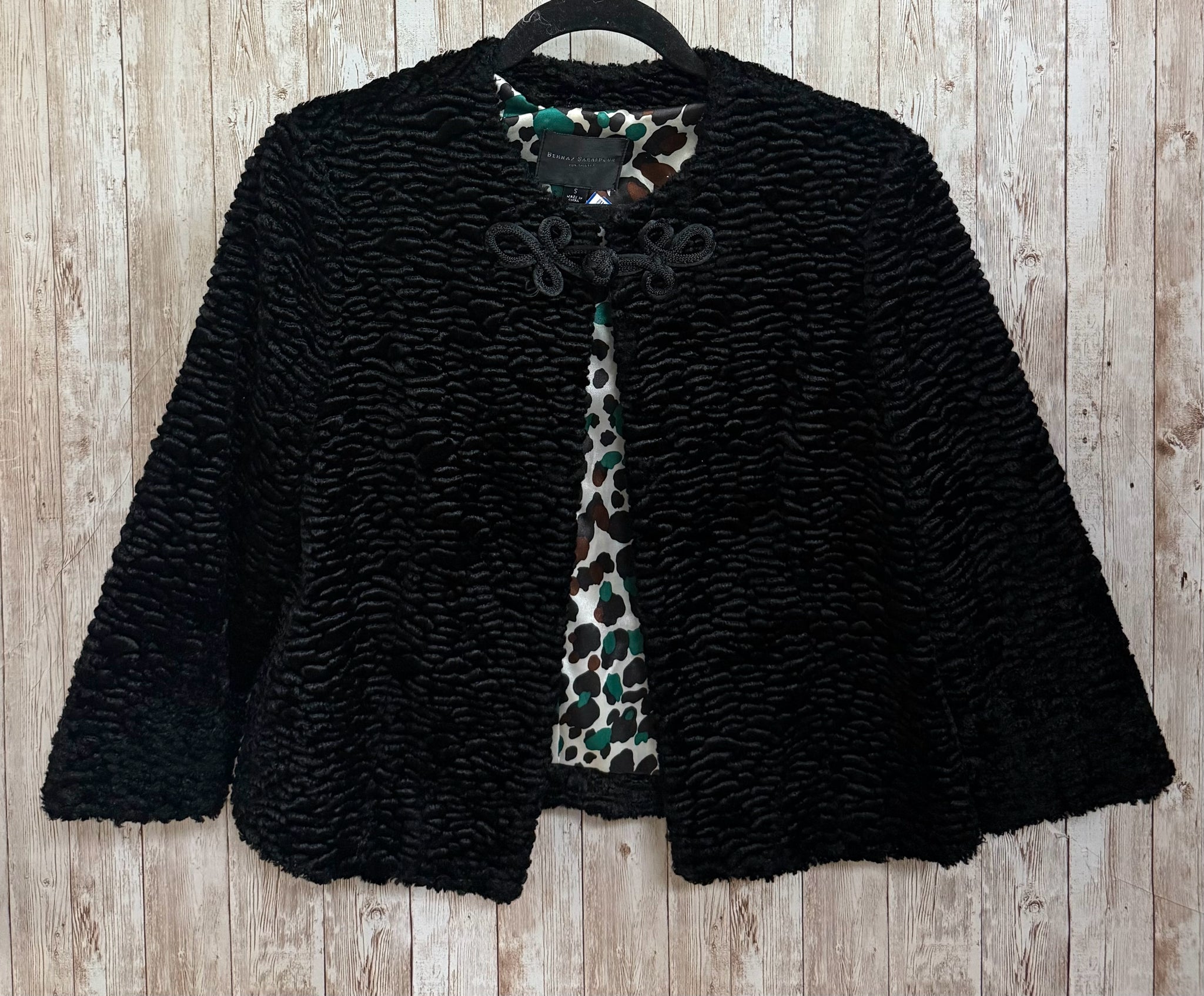 Size S BEHNAZ SARAFPOUR Black Jacket