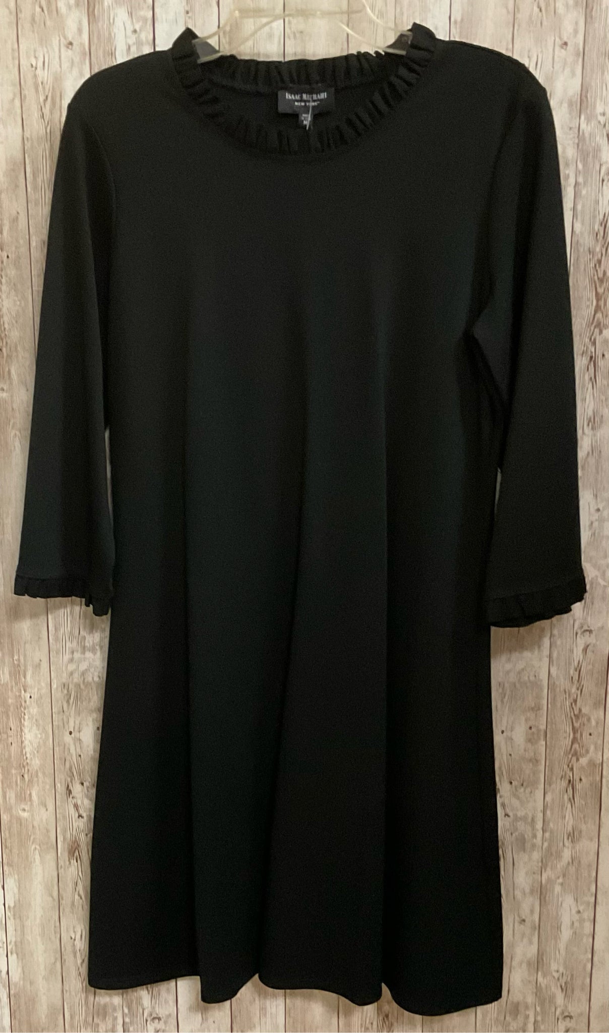 Size M ISAAC MIZRAH LIVE Black Dress