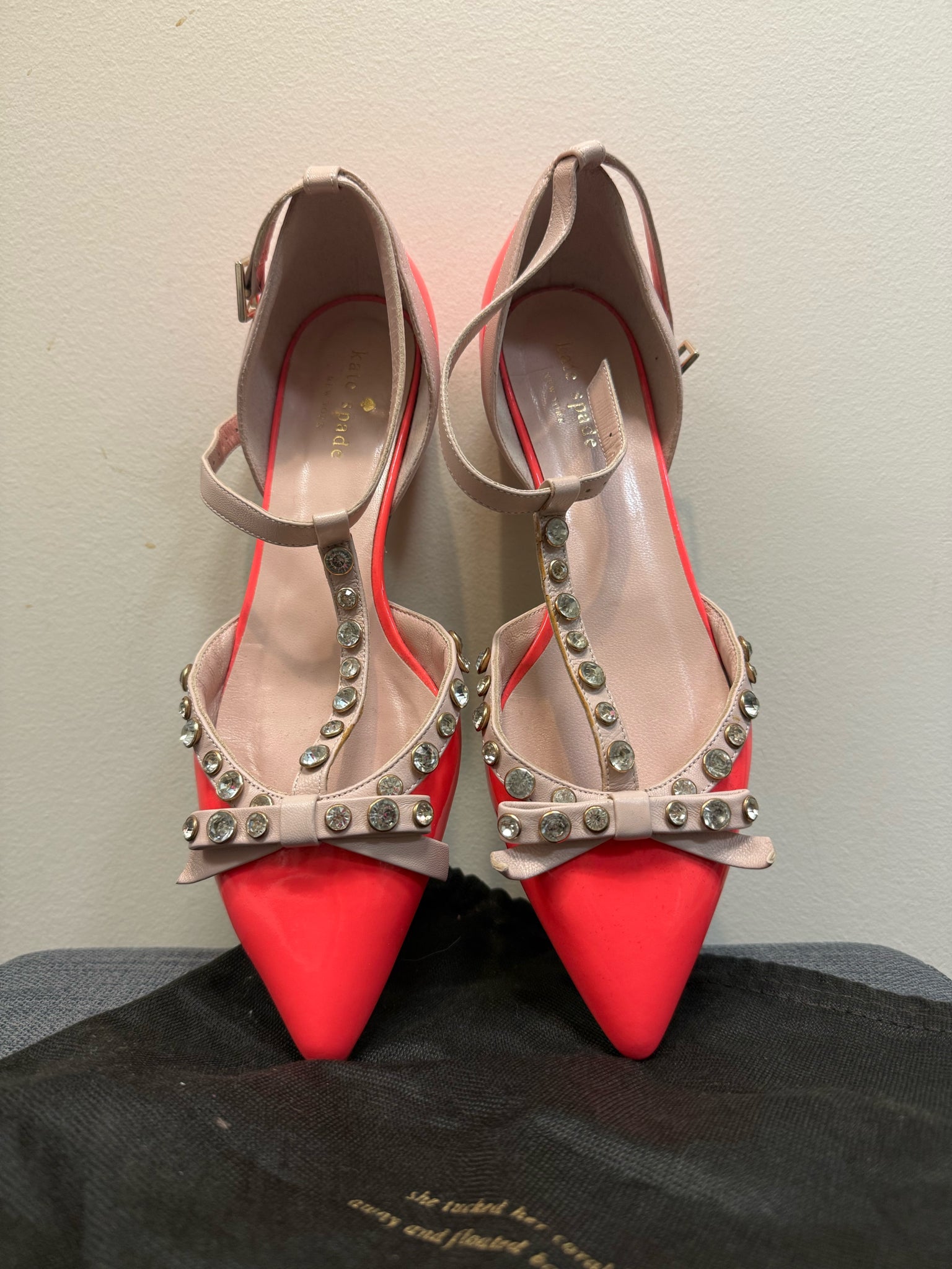KATE SPADE 8 Orange SHOES
