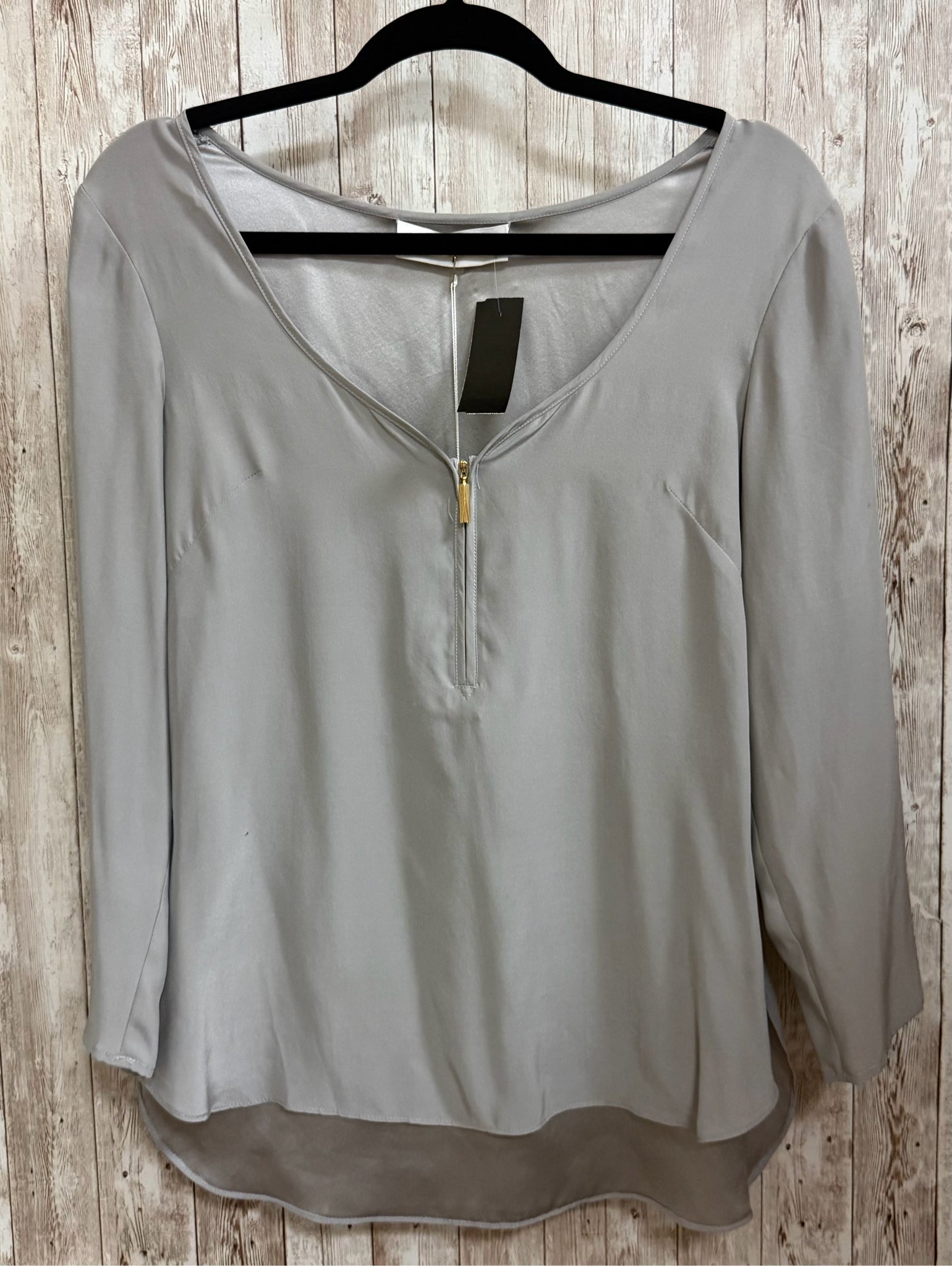Size S AMANDA UPRICHARD LIGHT GRAY Top